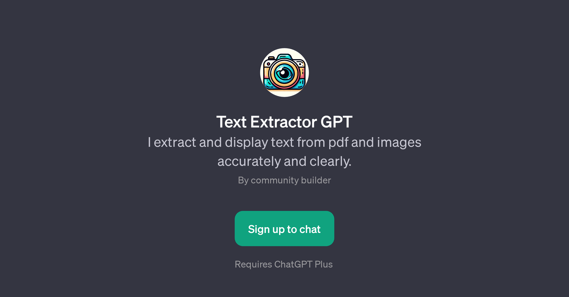 Text Extractor GPT