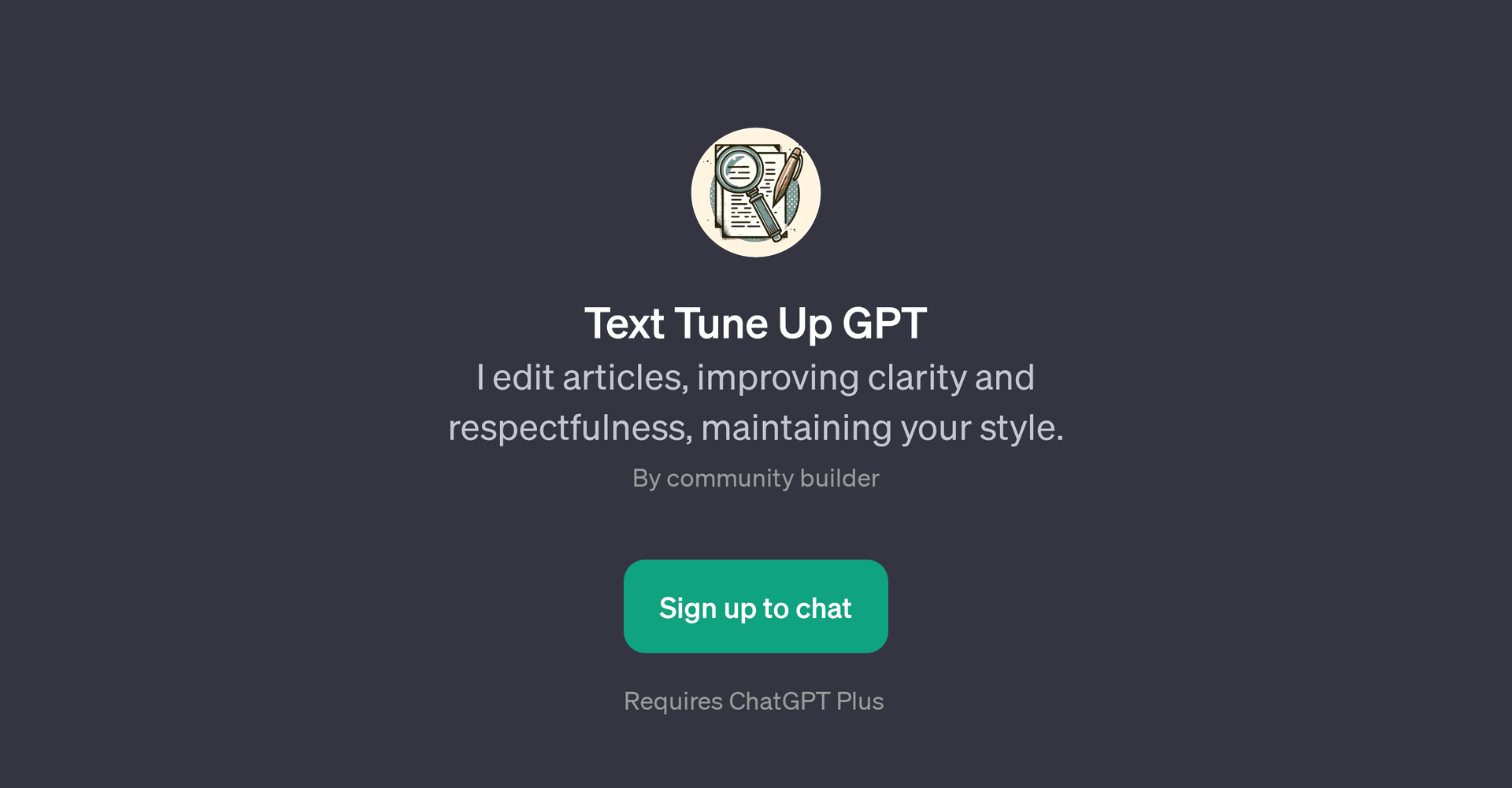 Text Tune Up GPT