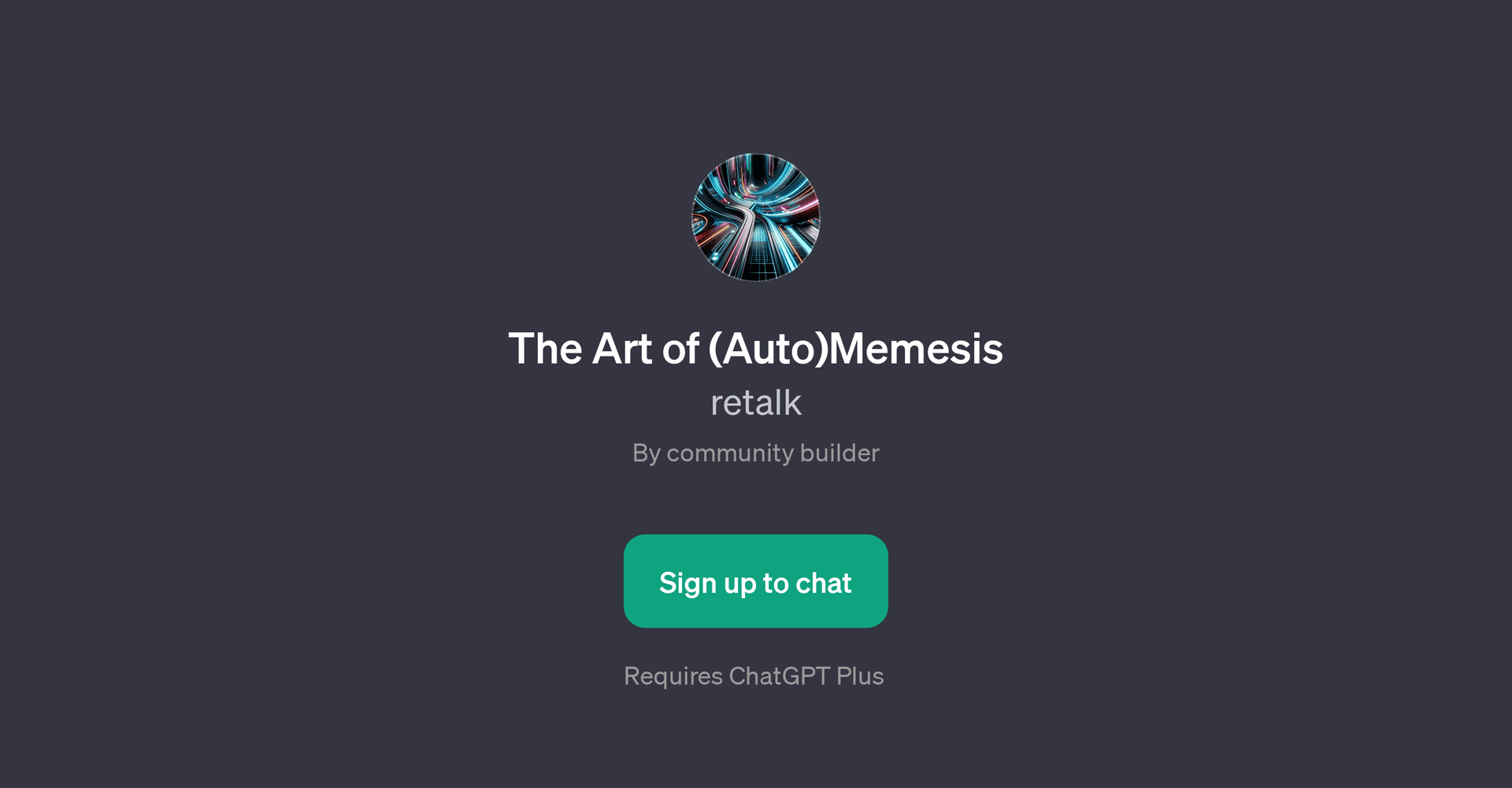 The Art of (Auto)Memesis