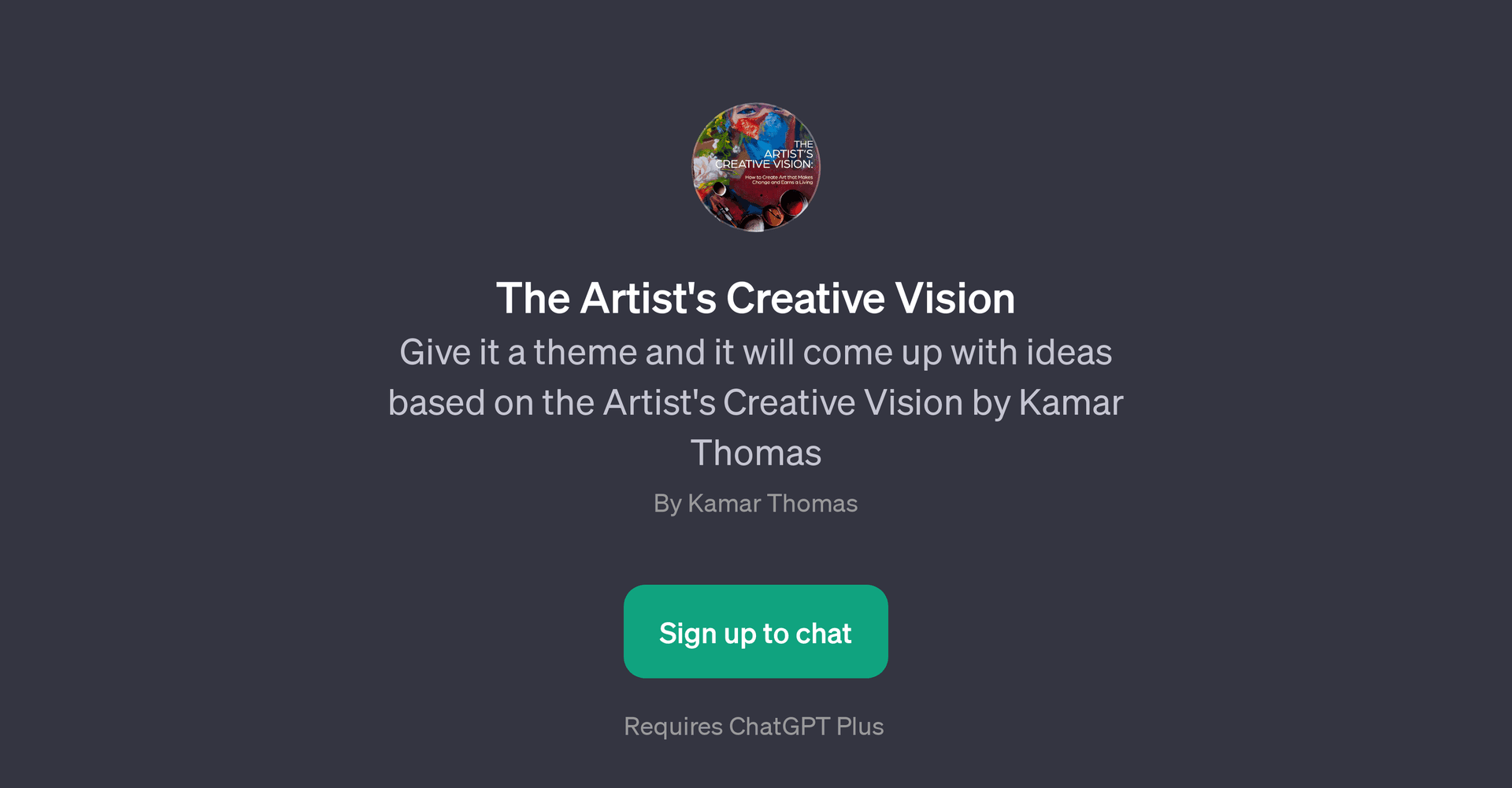 The Artist's Creative Vision