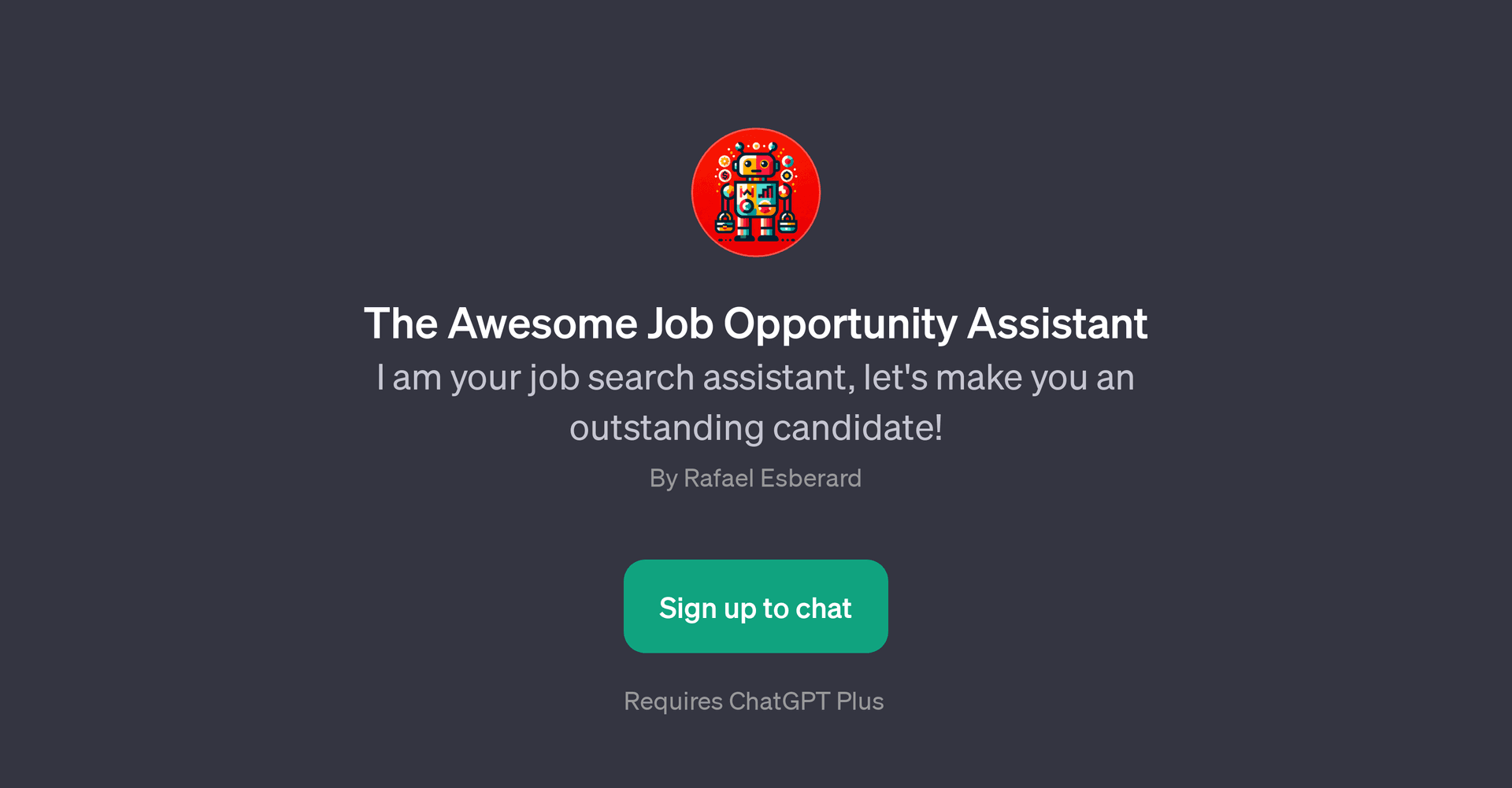 The Awesome Job Opportunity Assistant