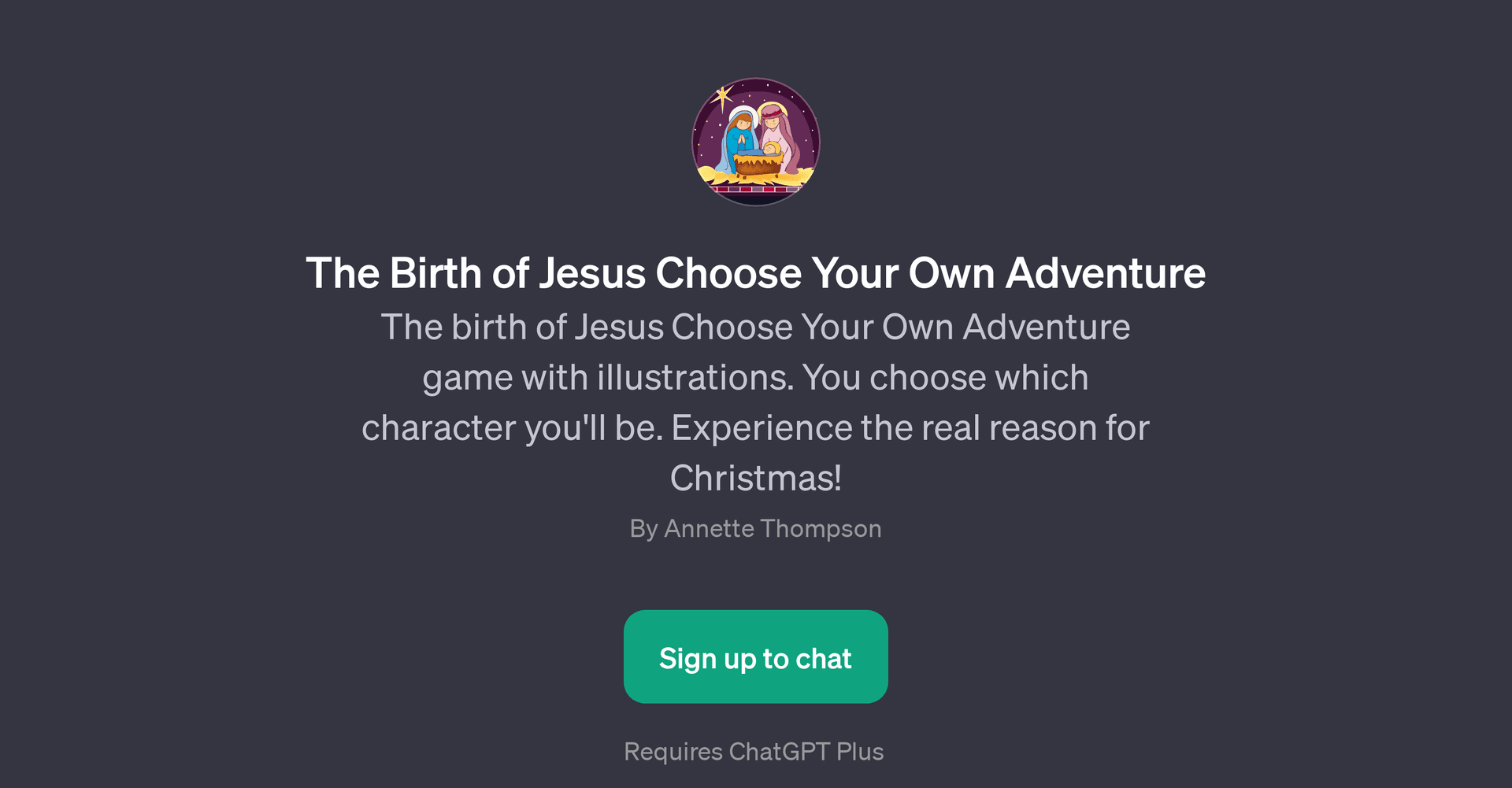 The Birth of Jesus Choose Your Own Adventure