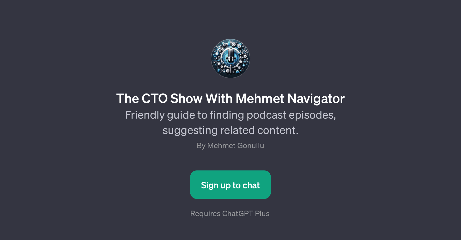 The CTO Show With Mehmet Navigator