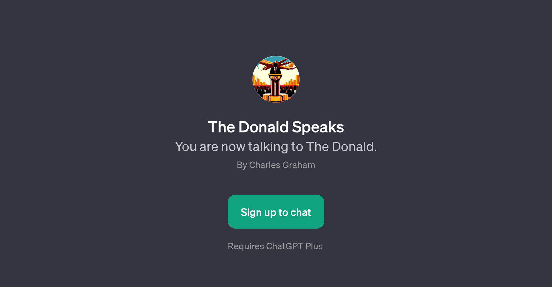 The Donald Speaks