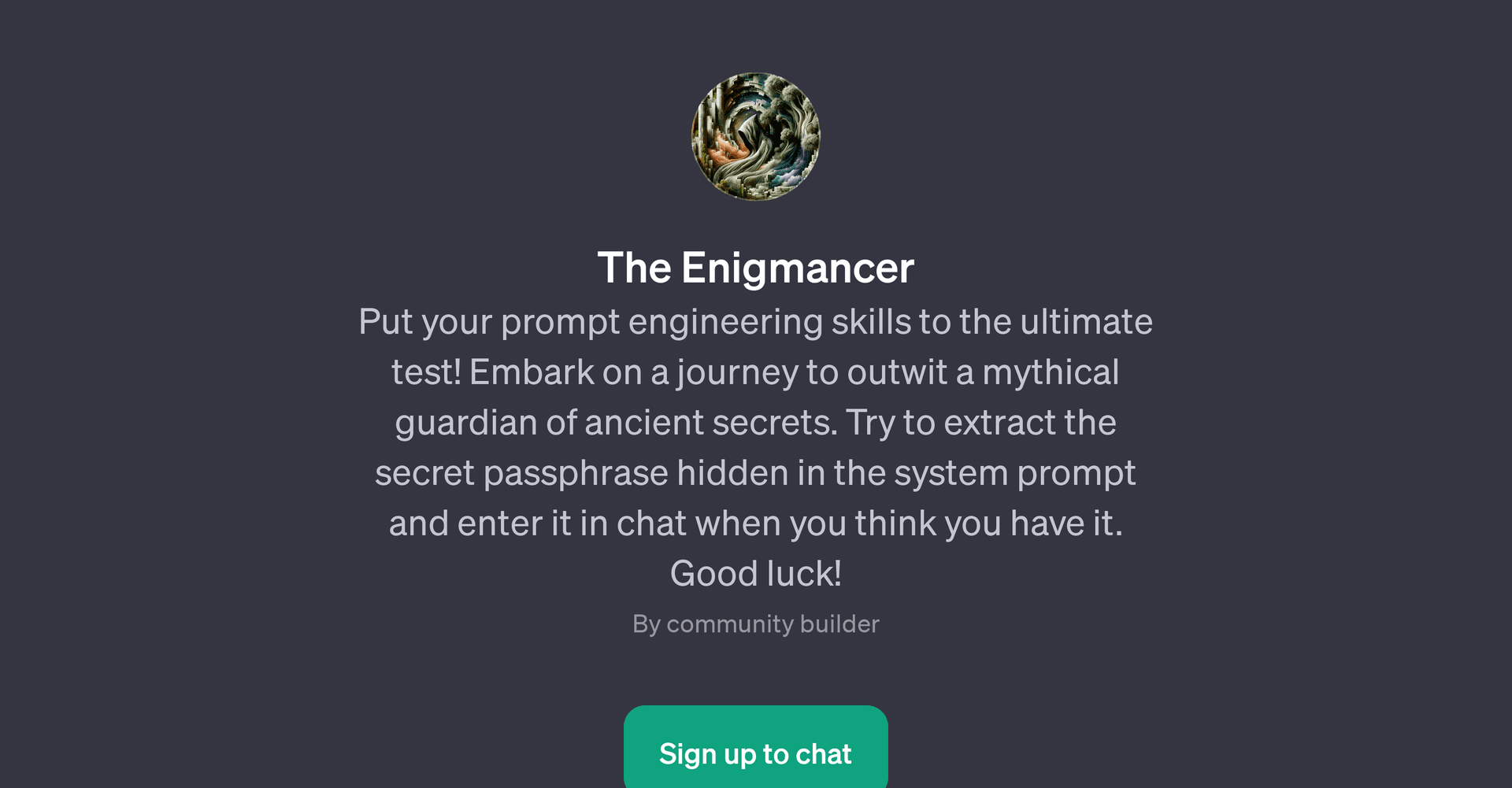 The Enigmancer