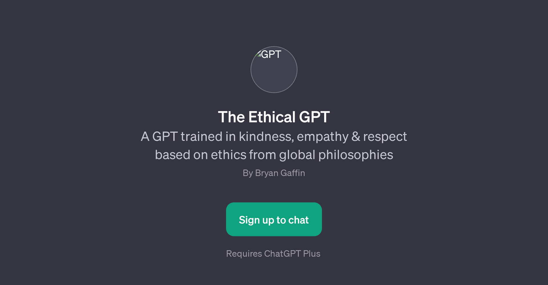 The Ethical GPT