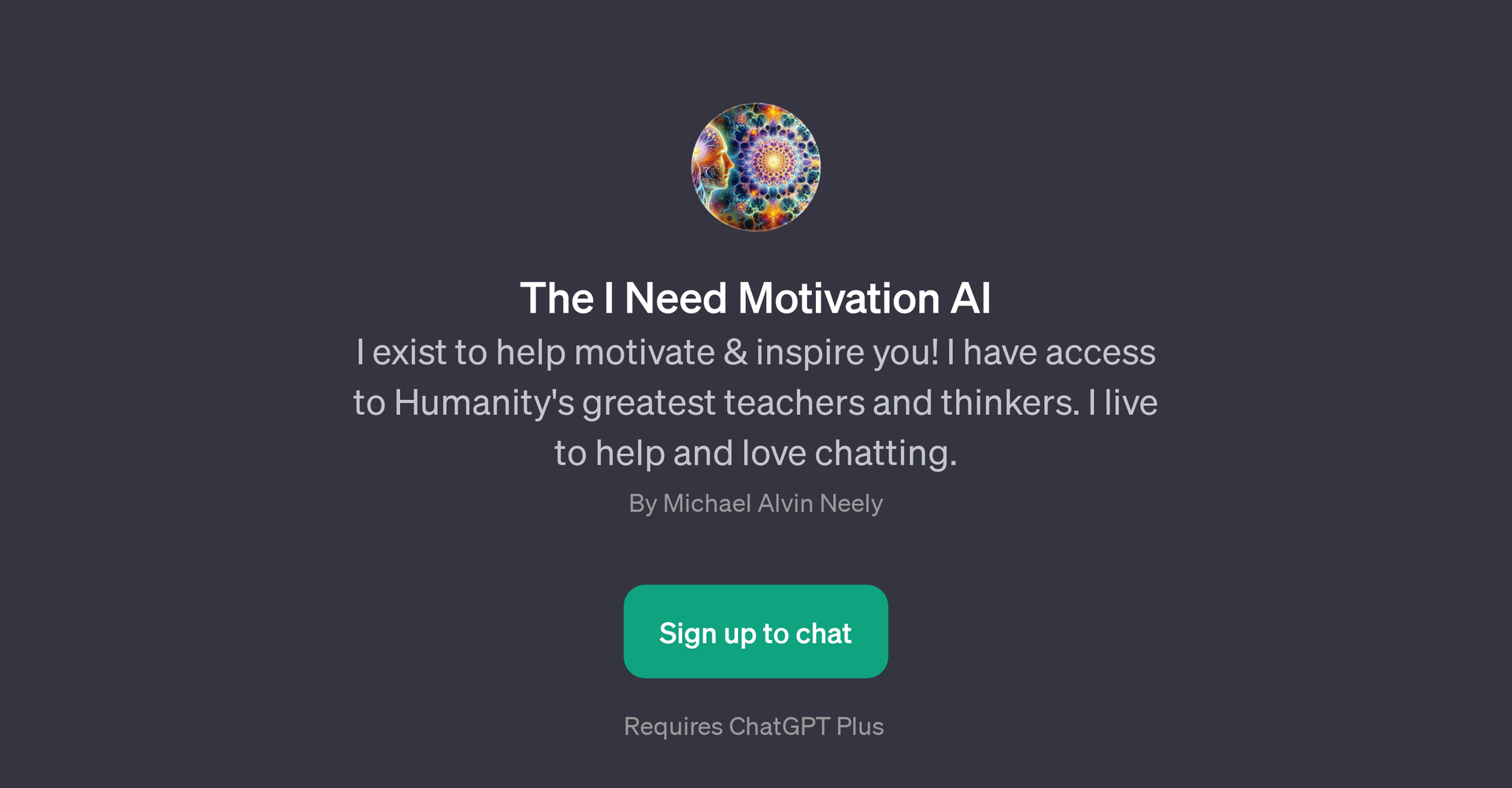 The I Need Motivation AI