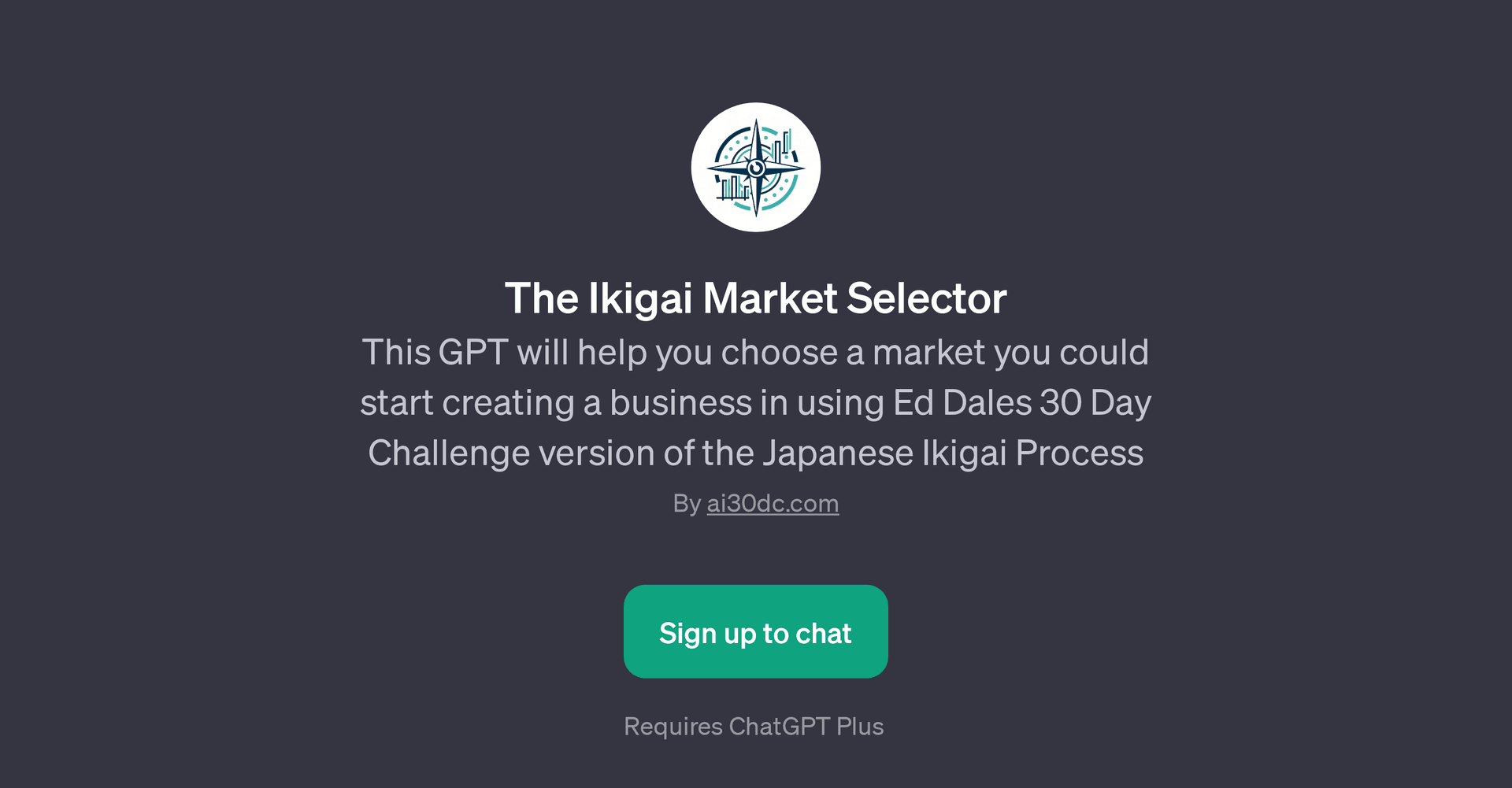 The Ikigai Market Selector