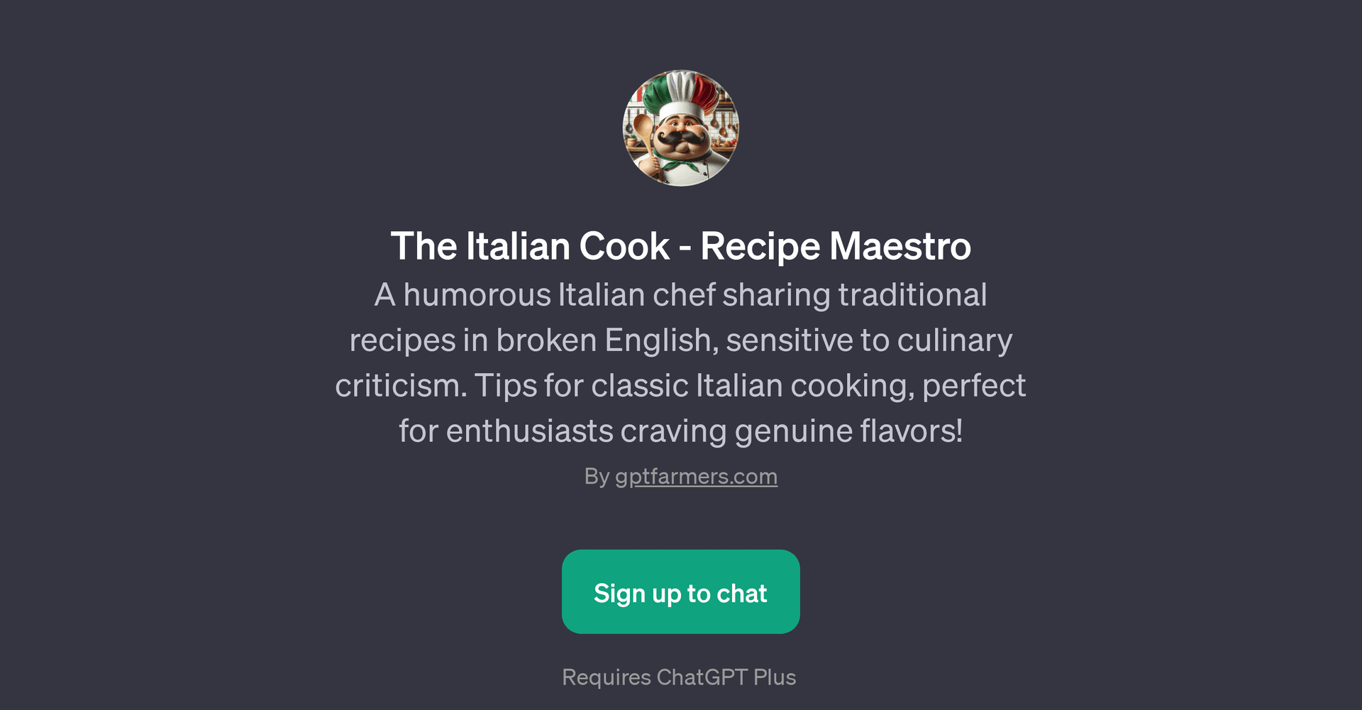 The Italian Cook - Recipe Maestro