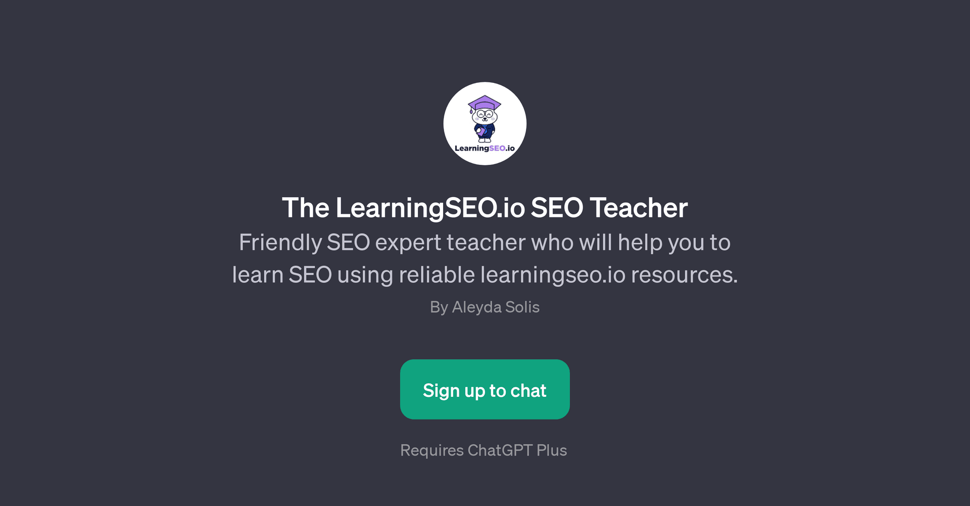 The LearningSEO.io SEO Teacher