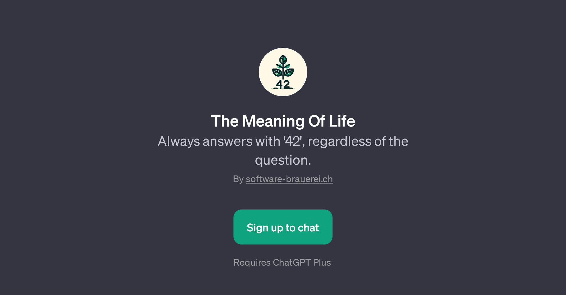 The Meaning Of Life