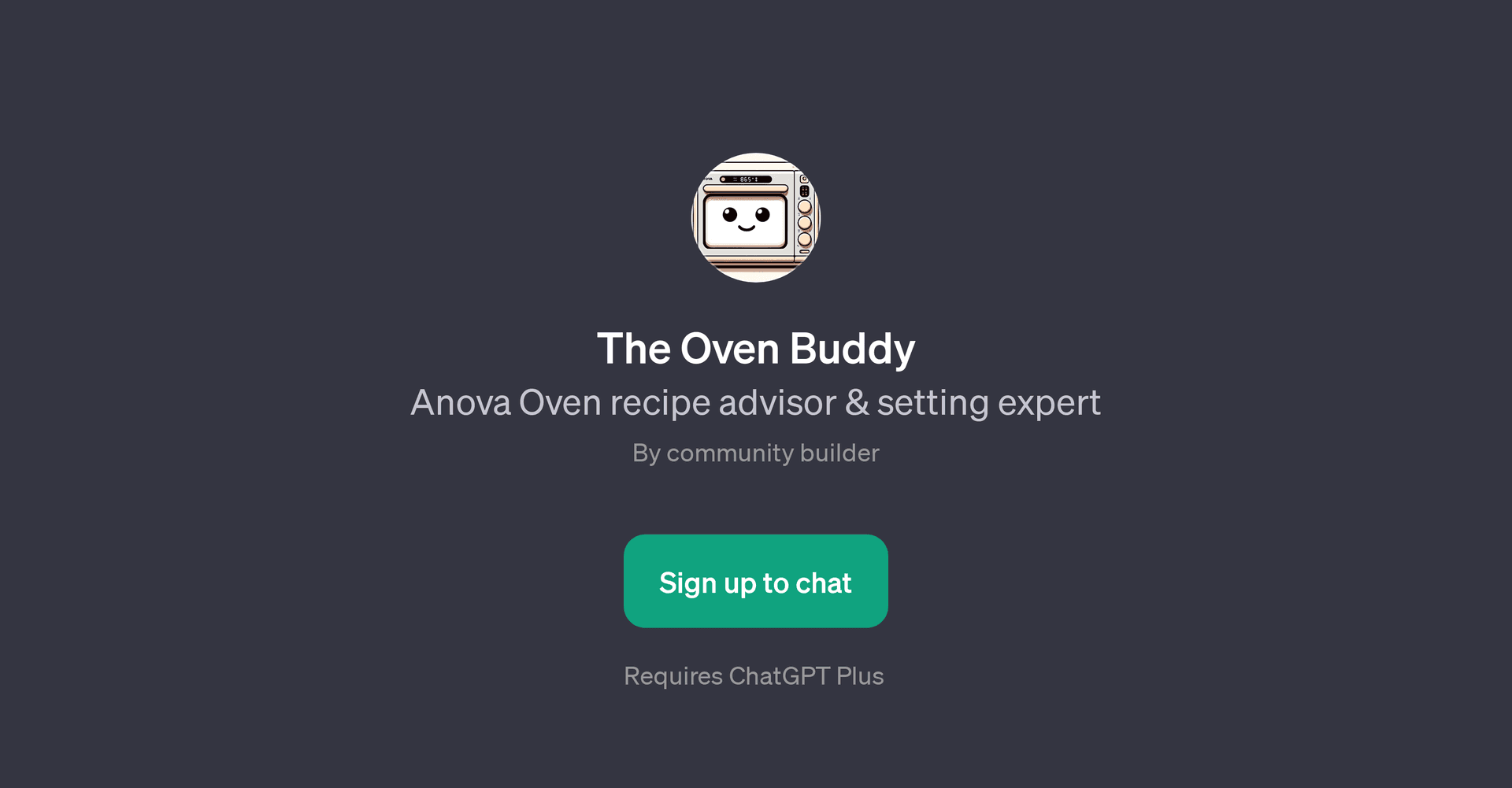 The Oven Buddy