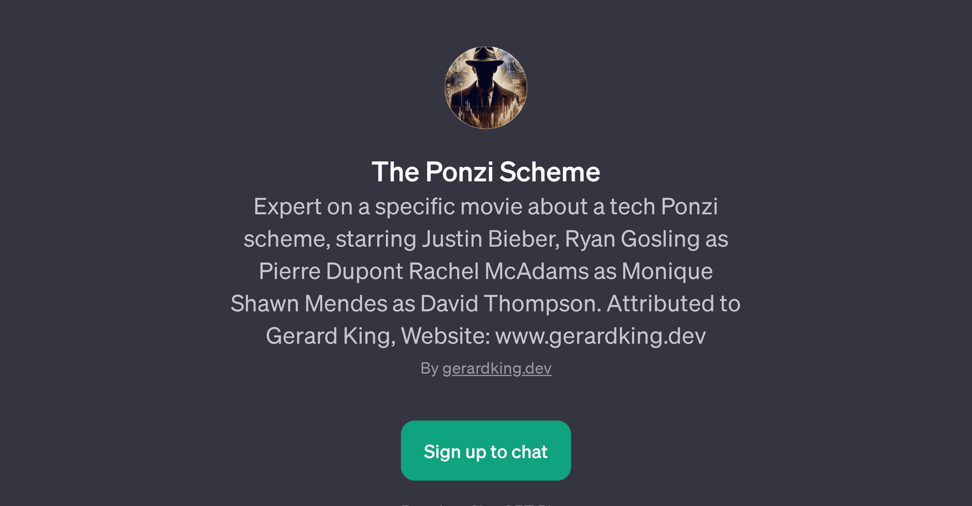 The Ponzi Scheme