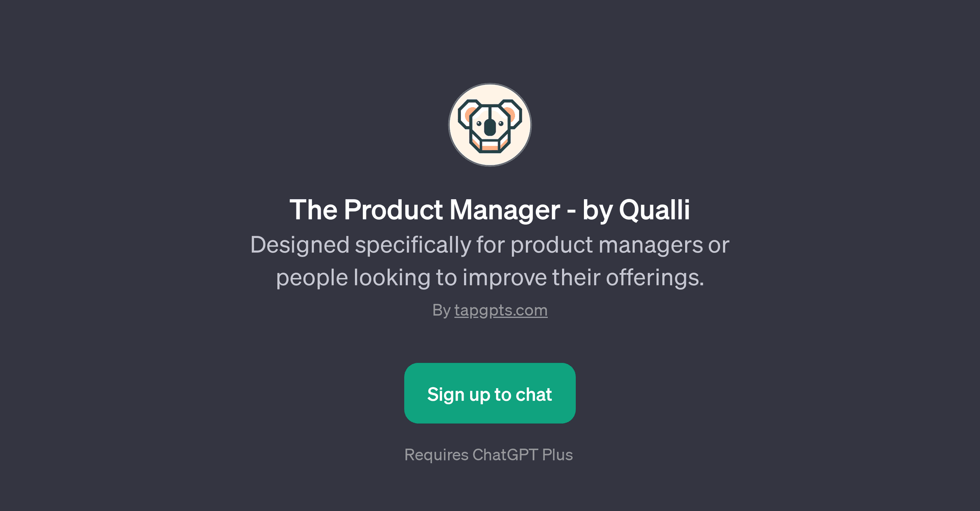 The Product Manager - by Qualli