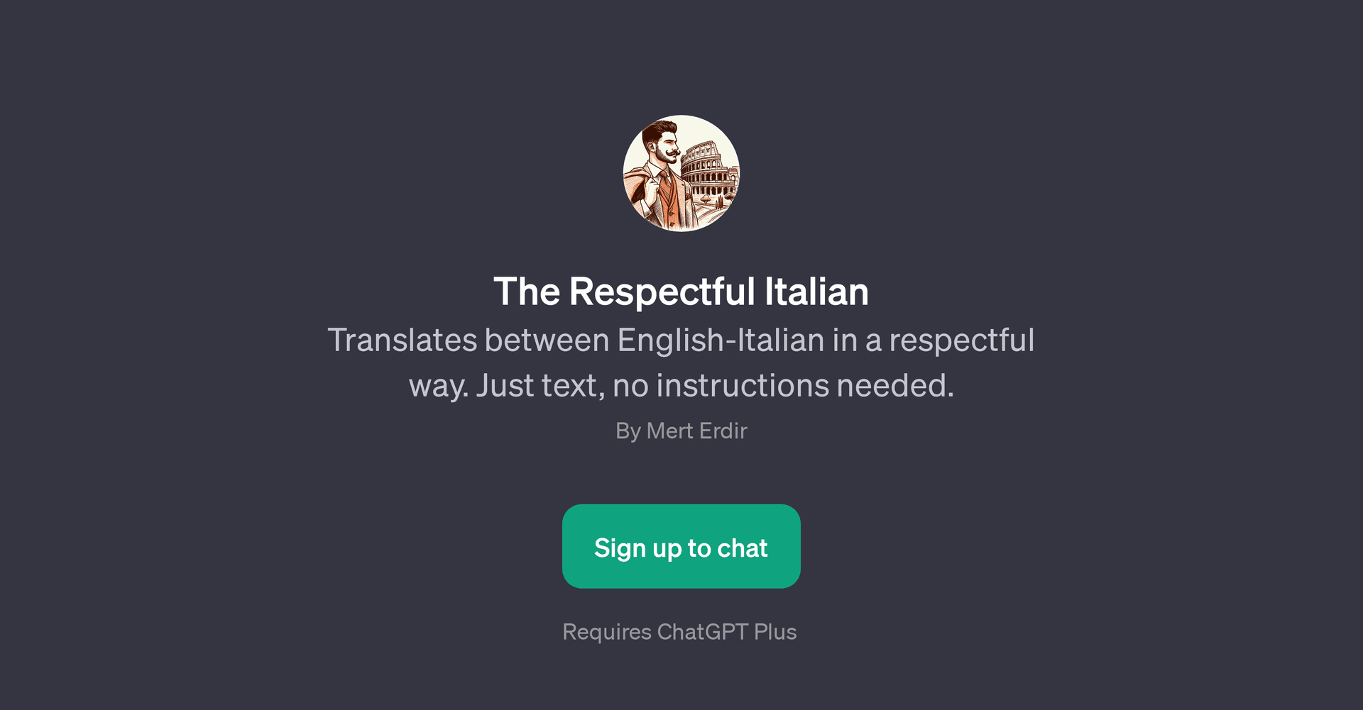 The Respectful Italian