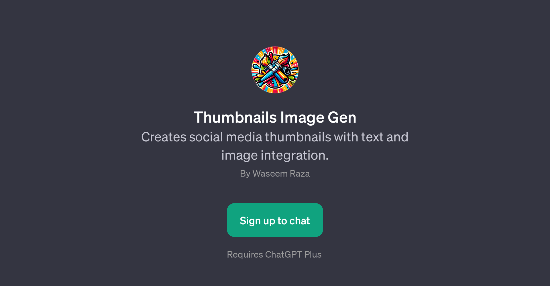 Thumbnails Image Gen