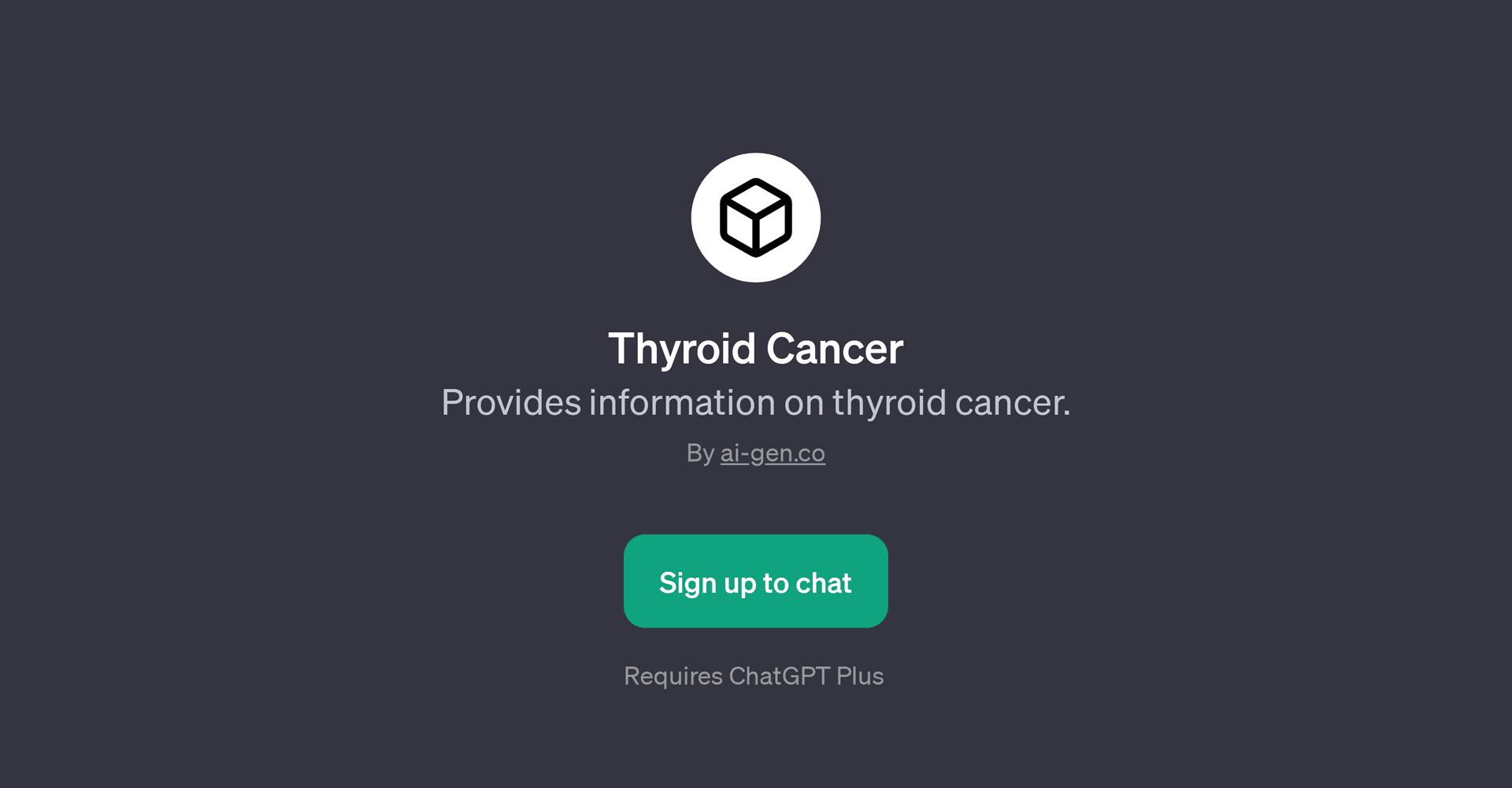 Thyroid Cancer GPT