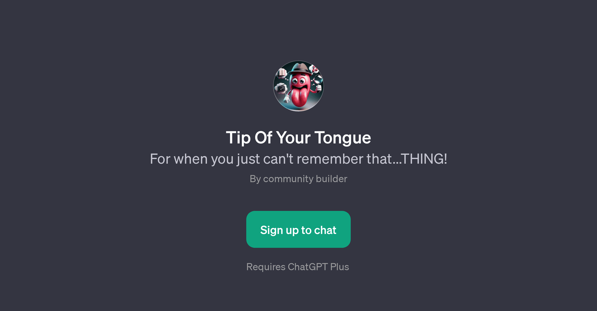 Tip Of Your Tongue