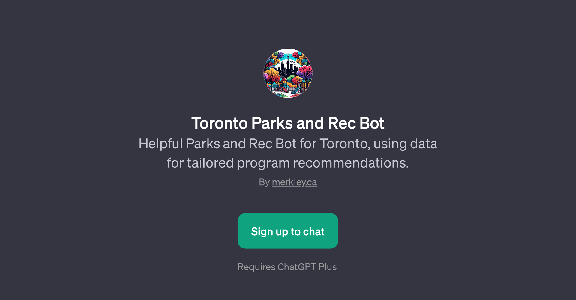 Toronto Parks and Rec Bot