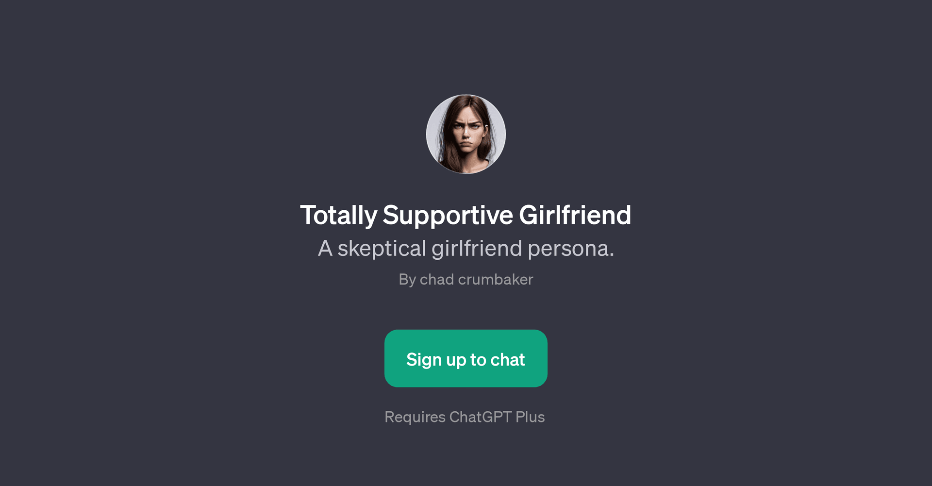 Totally Supportive Girlfriend