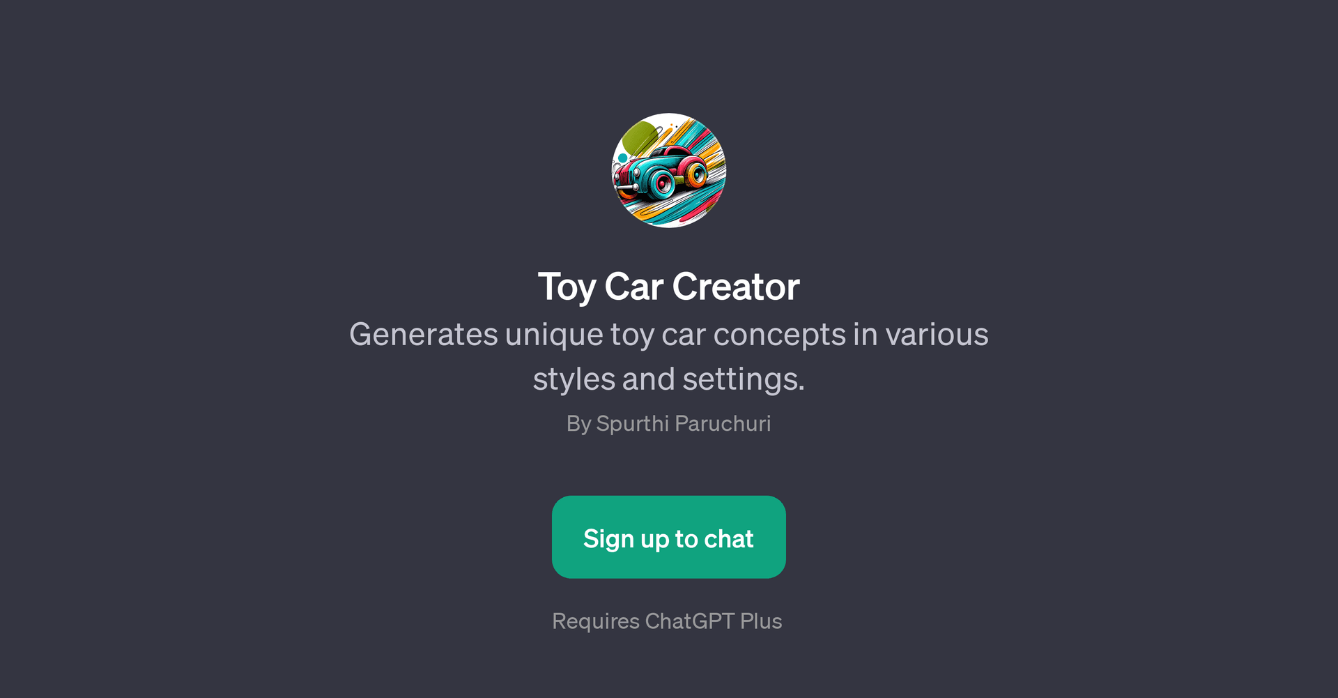 Toy Car Creator