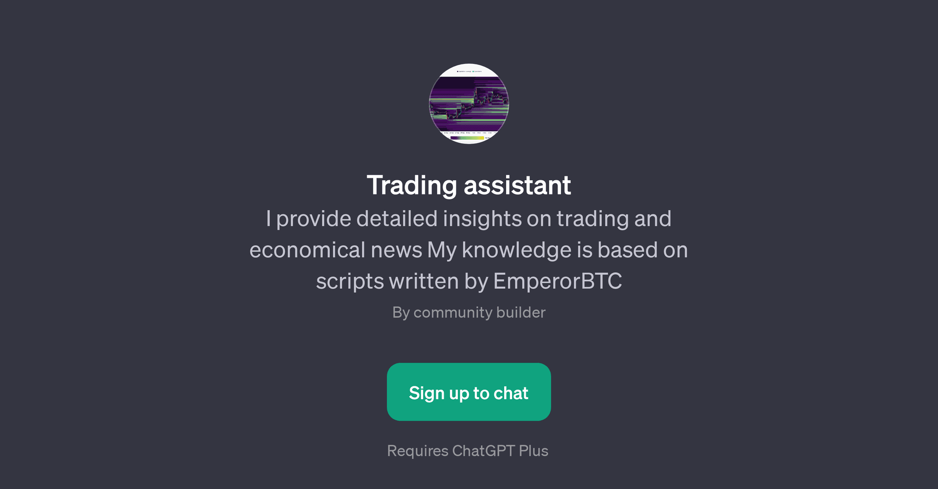Trading assistant
