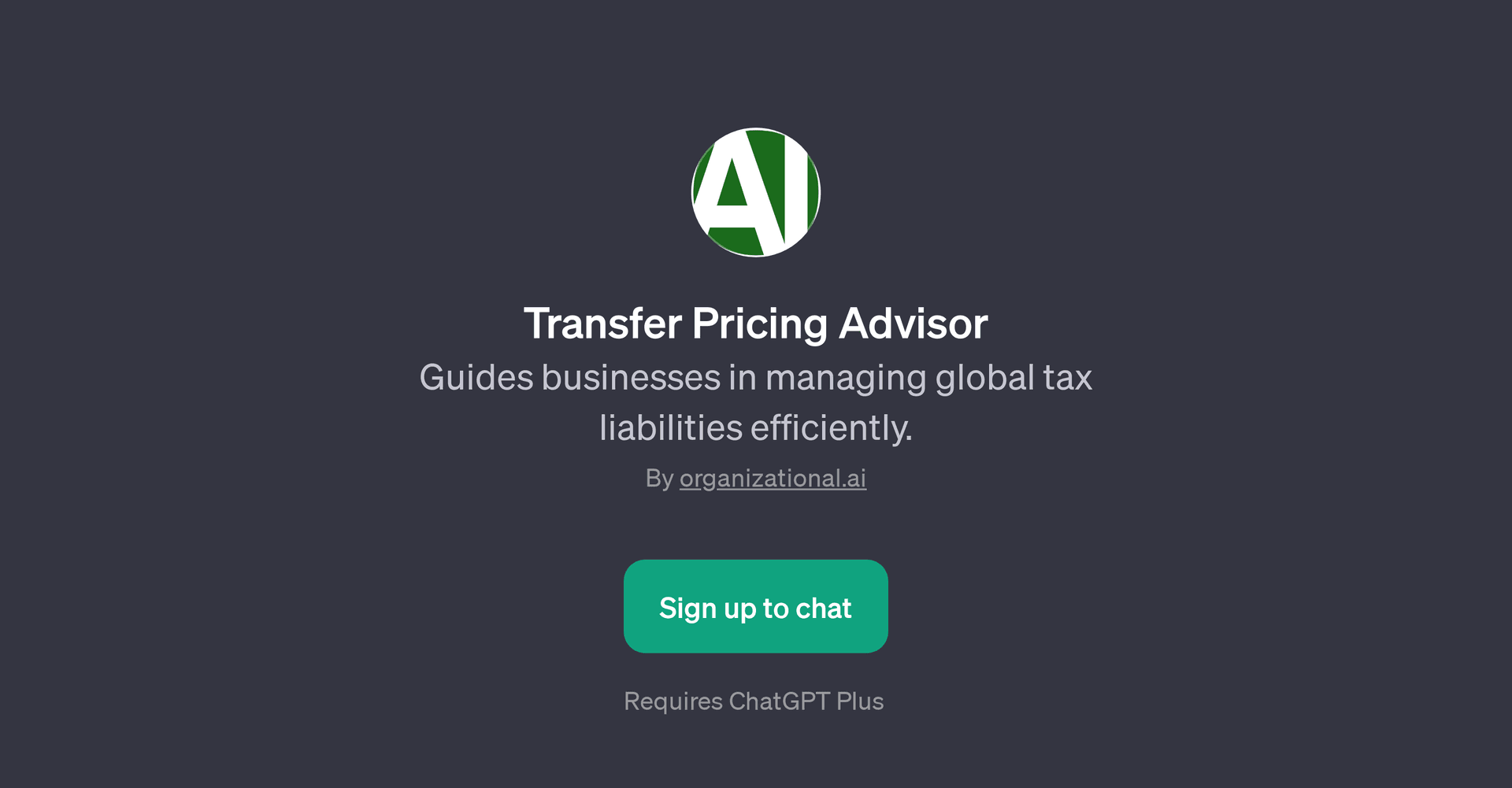 Transfer Pricing Advisor