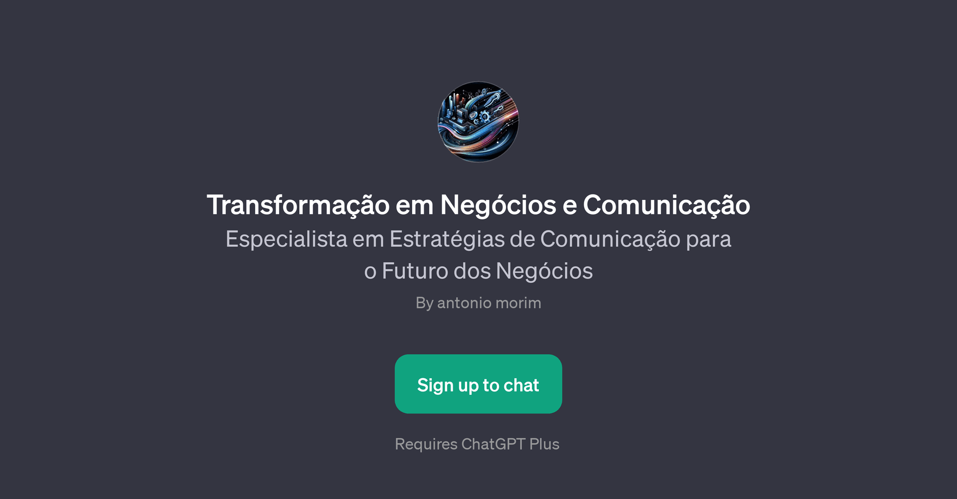Transformao em Negcios e Comunicao