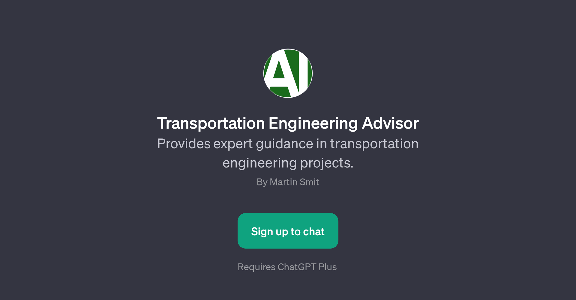 Transportation Engineering Advisor