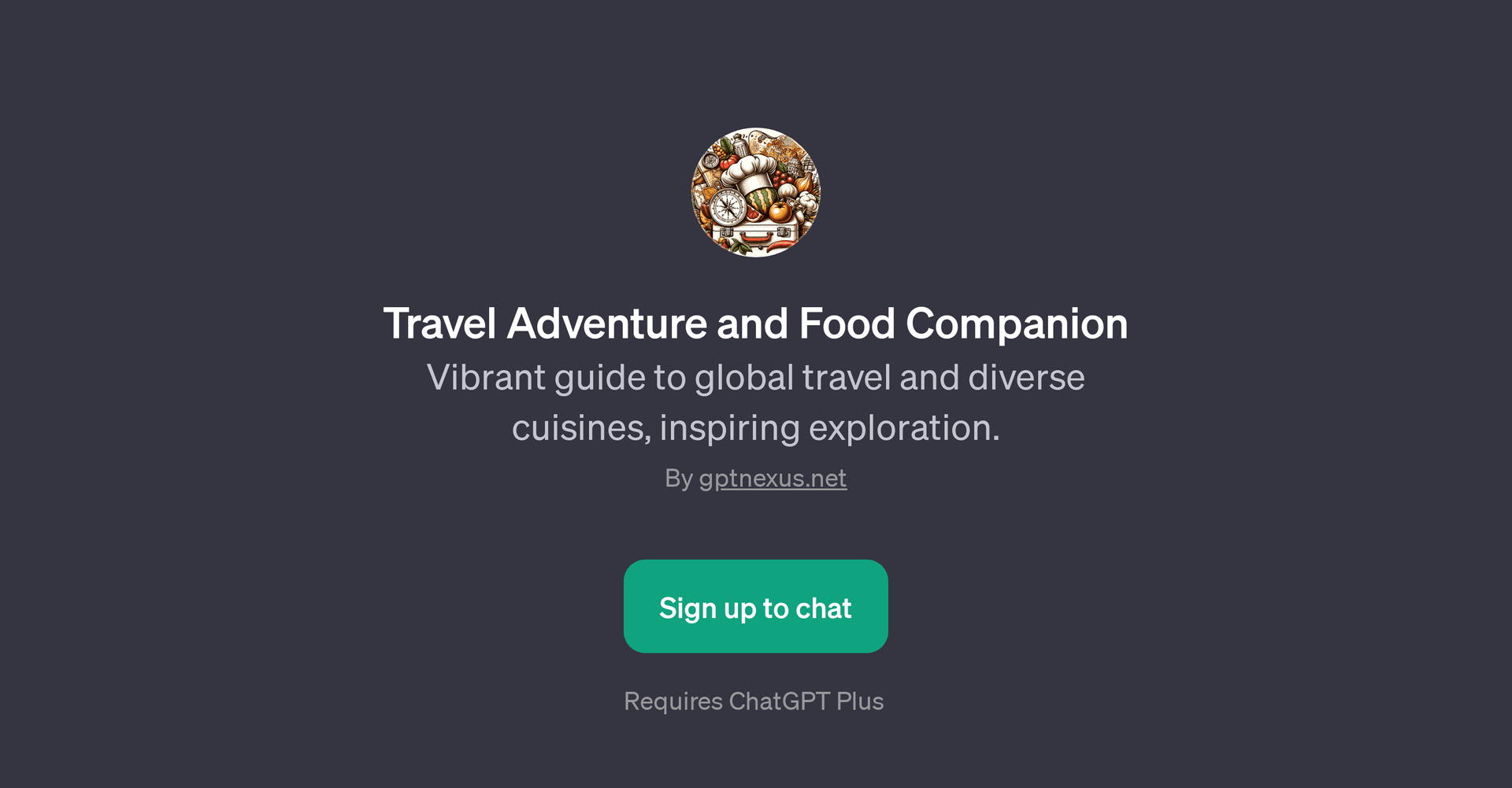 Travel Adventure and Food Companion