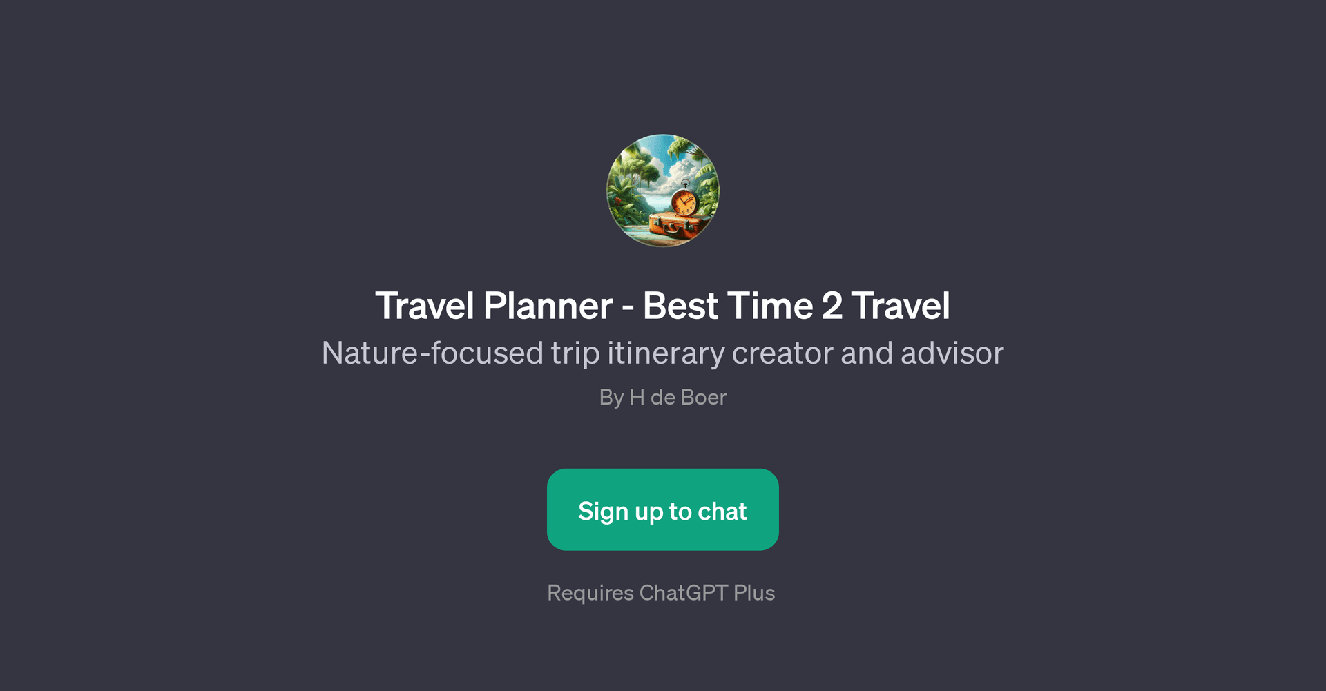 Travel Planner - Best Time 2 Travel