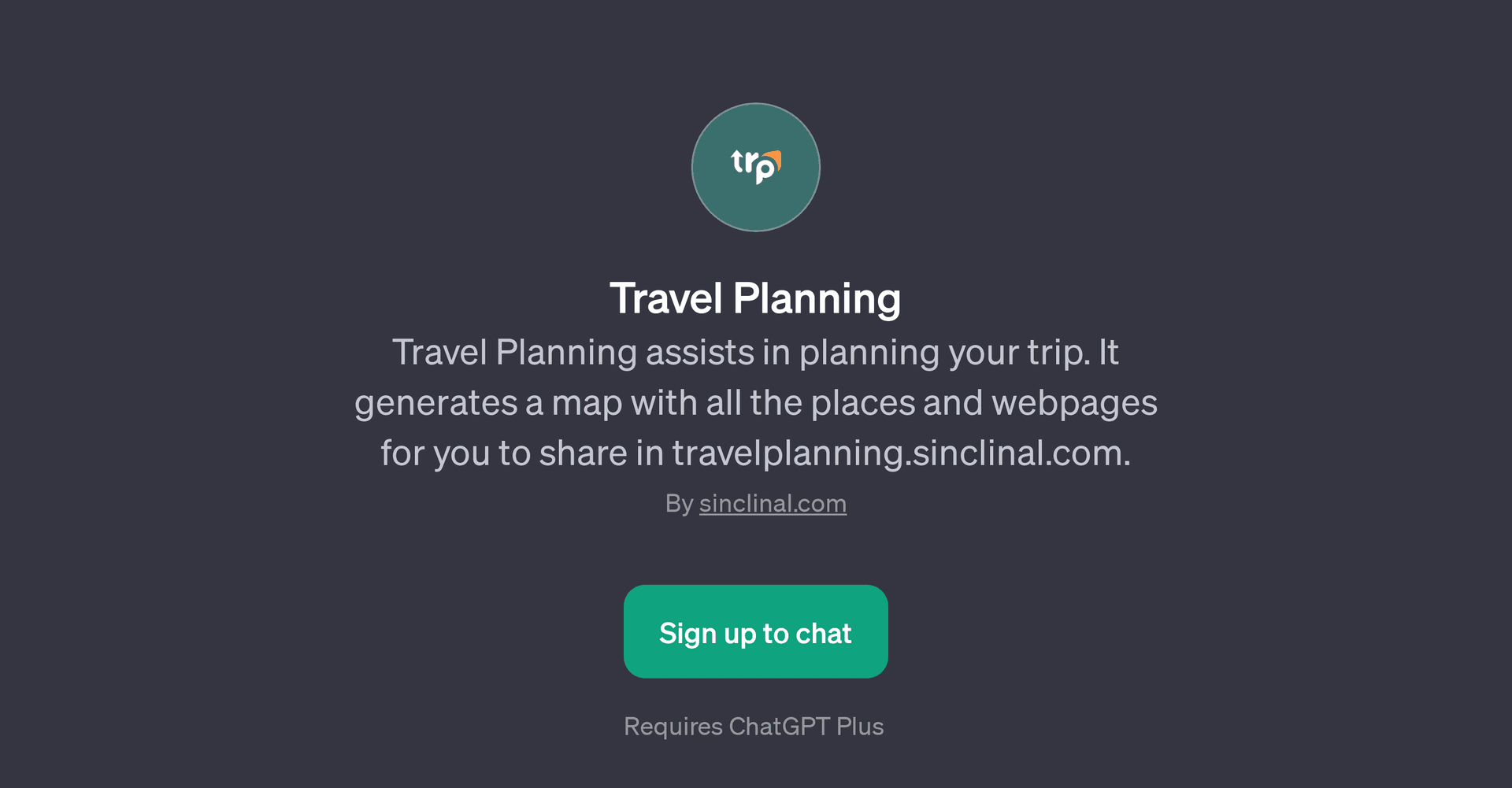 Travel Planning GPT