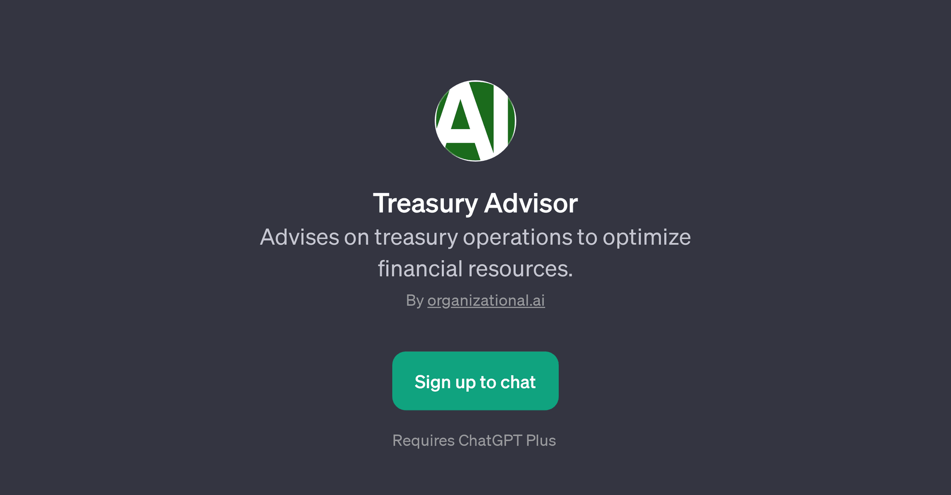 Treasury Advisor