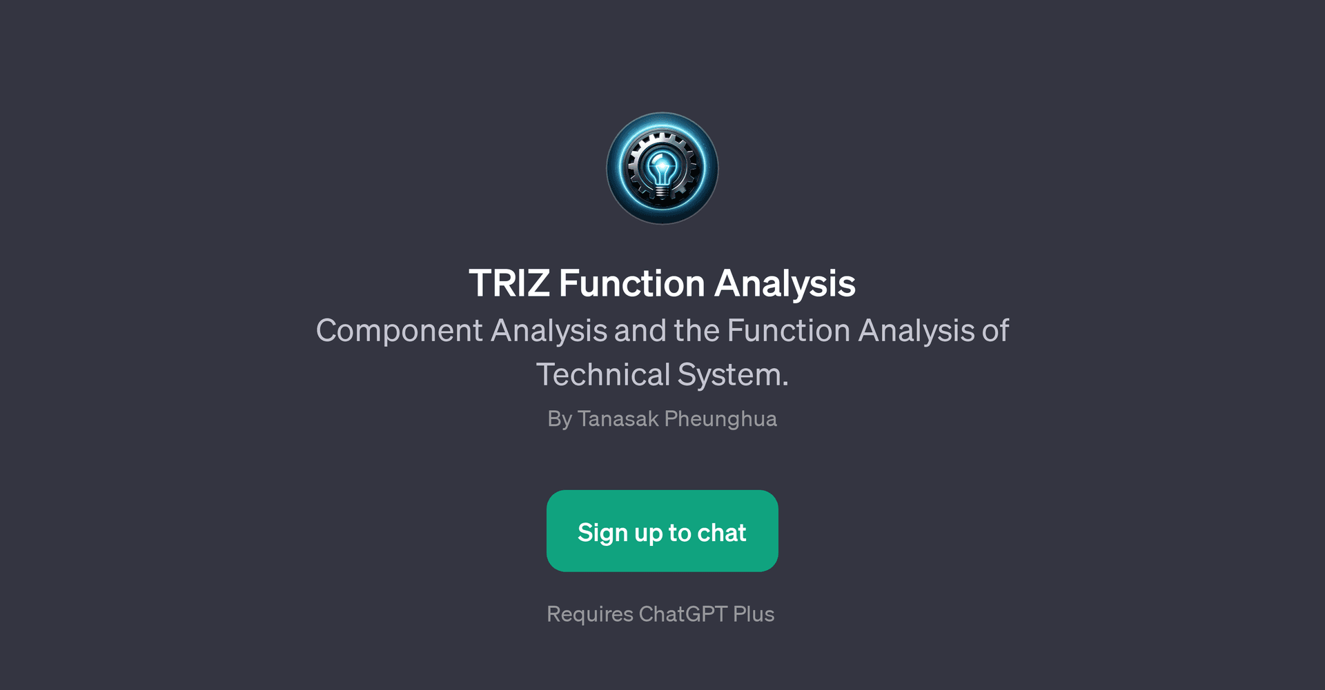 TRIZ Function Analysis