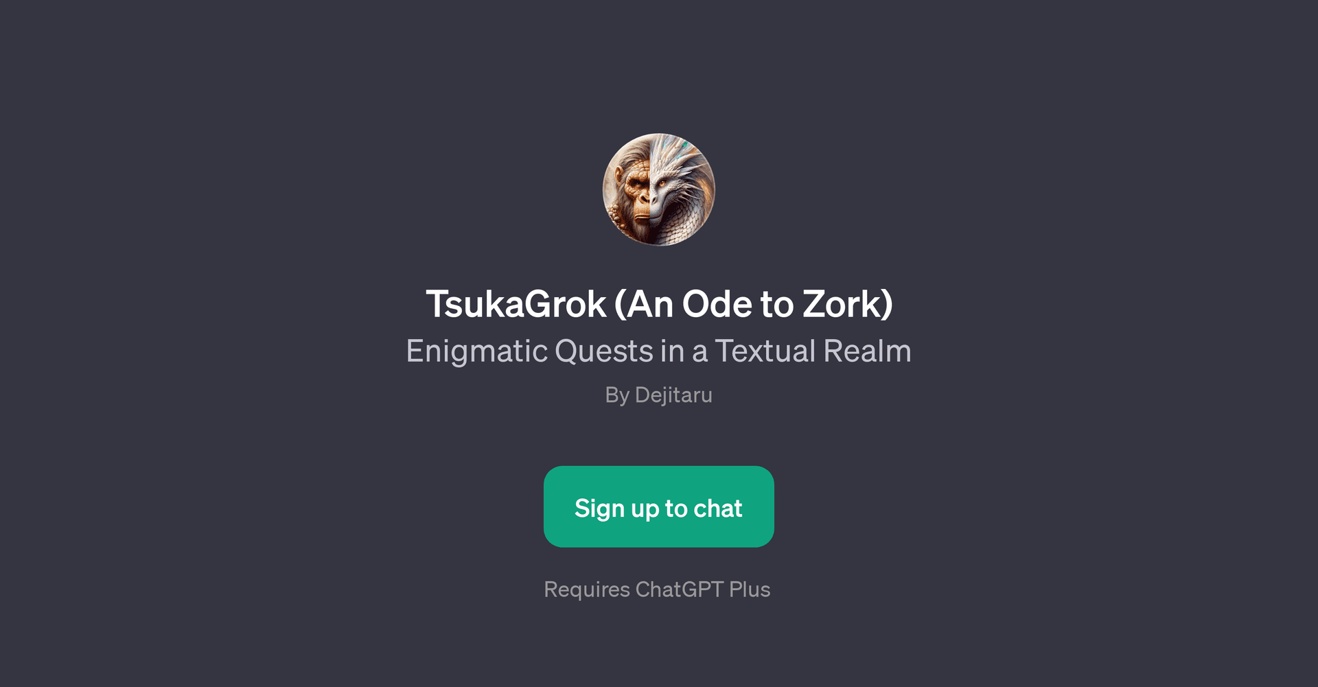 TsukaGrok (An Ode to Zork)