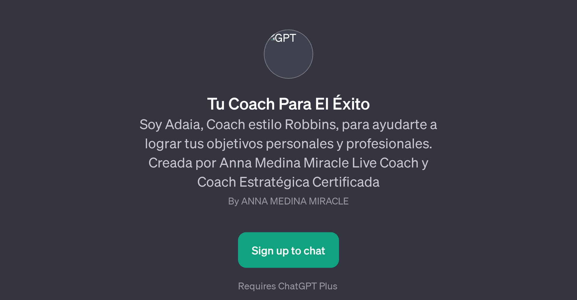 Tu Coach Para El xito