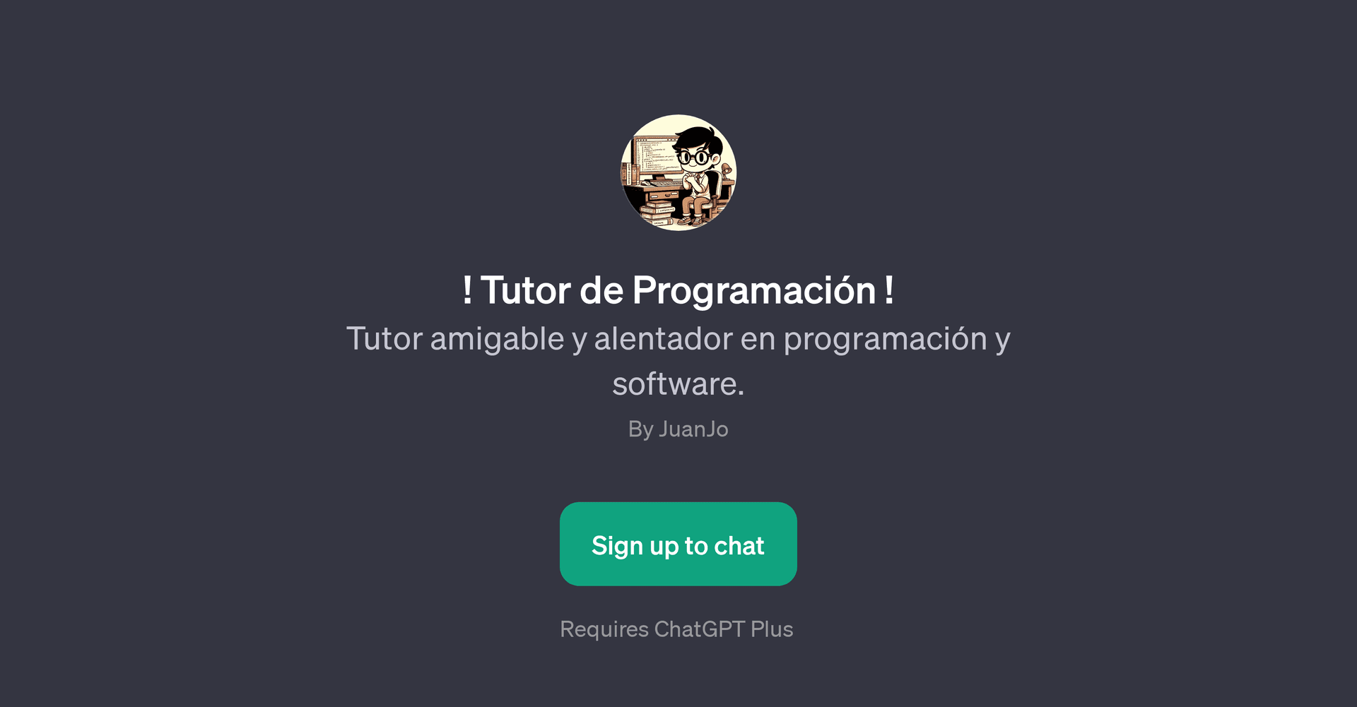 ! Tutor de Programacin !