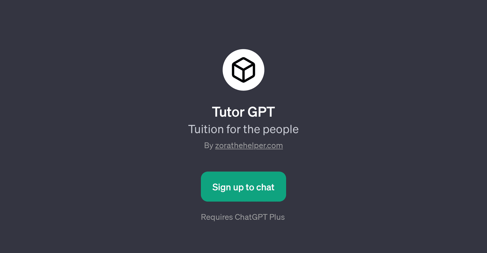 Tutor GPT