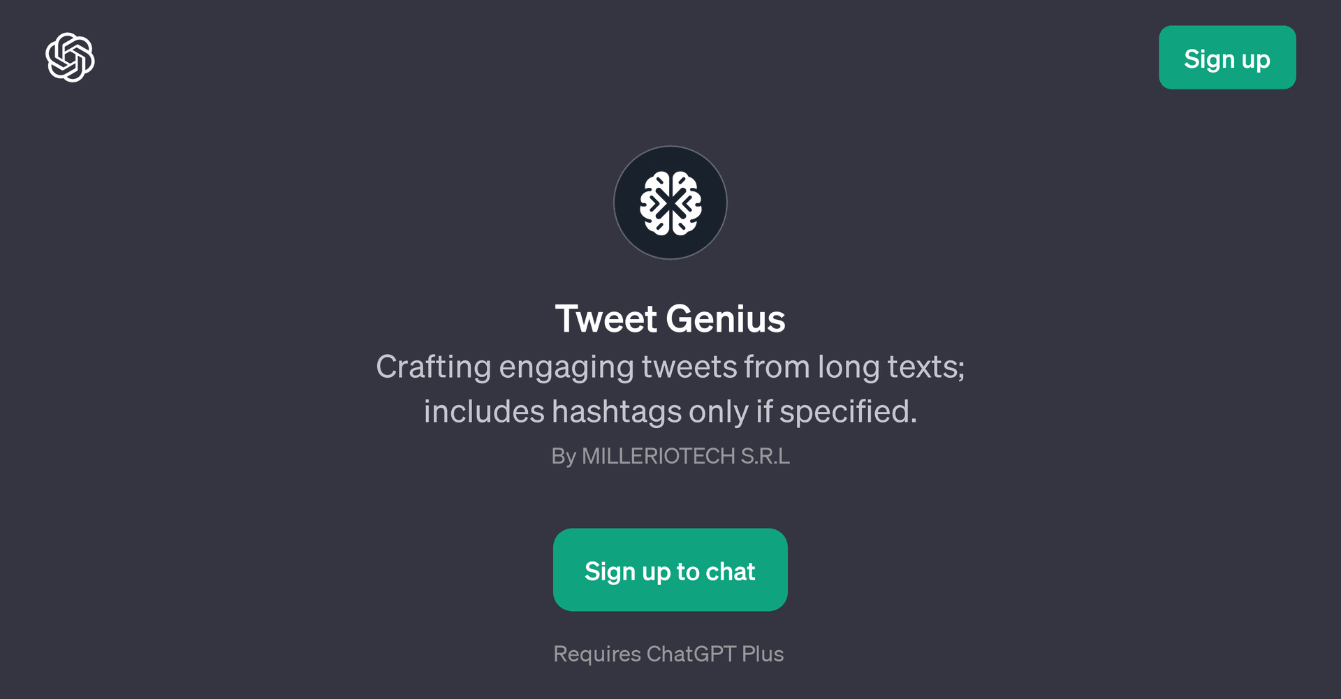 Tweet Genius