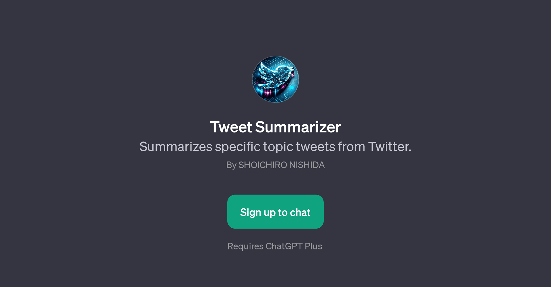 Tweet Summarizer