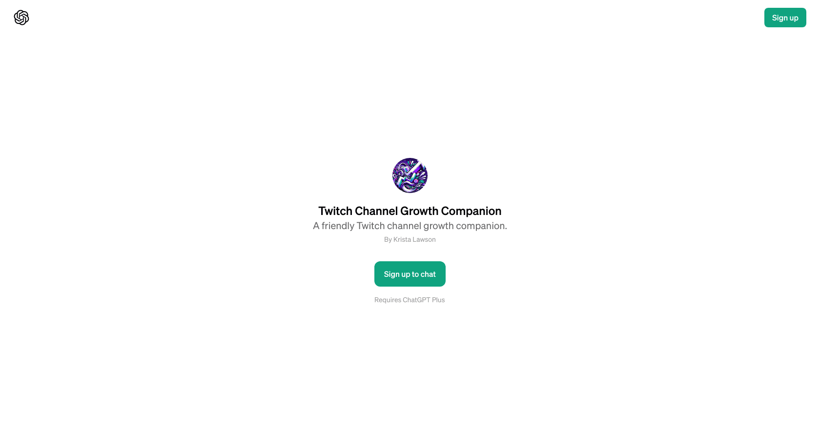 Twitch Channel Growth Companion