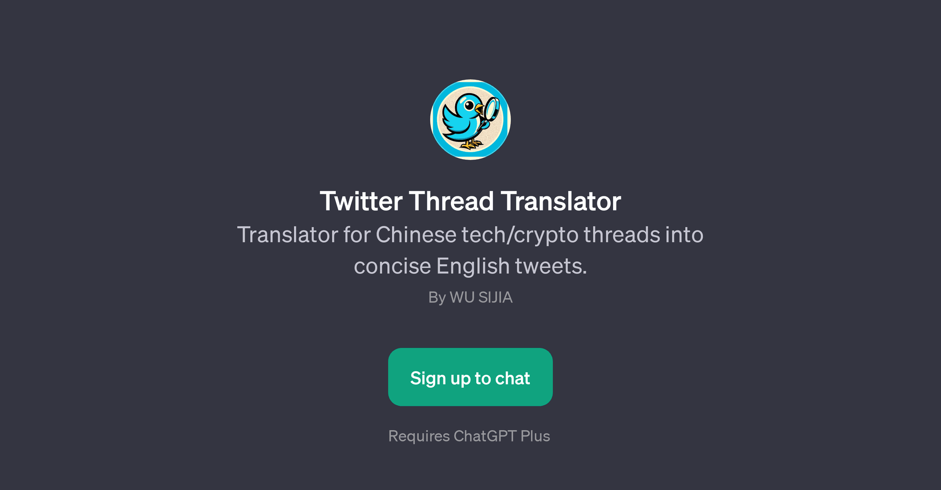 Twitter Thread Translator
