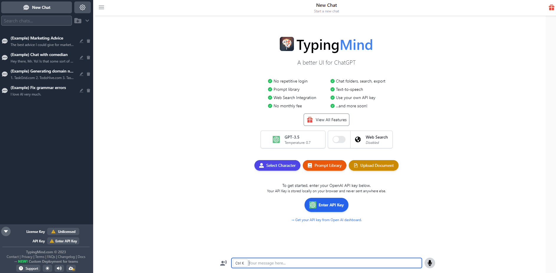 Typing Mind