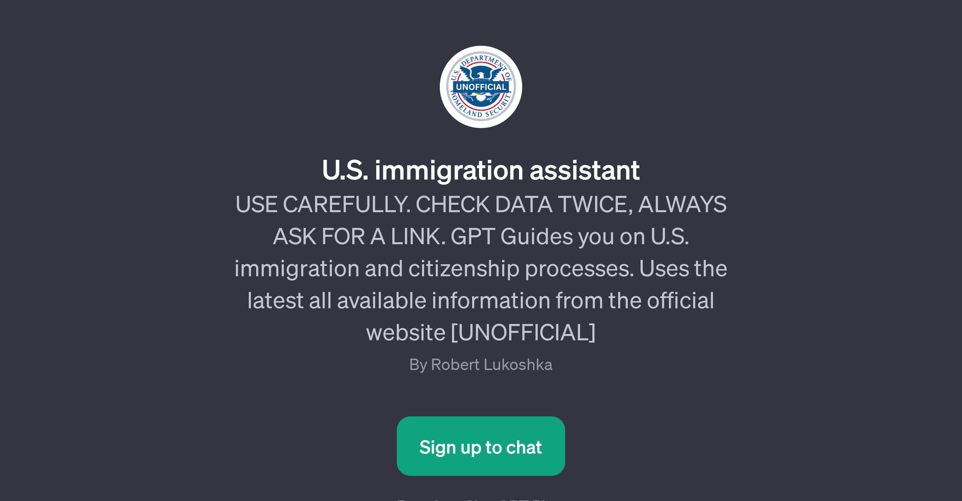 U.S. Immigration Assistant