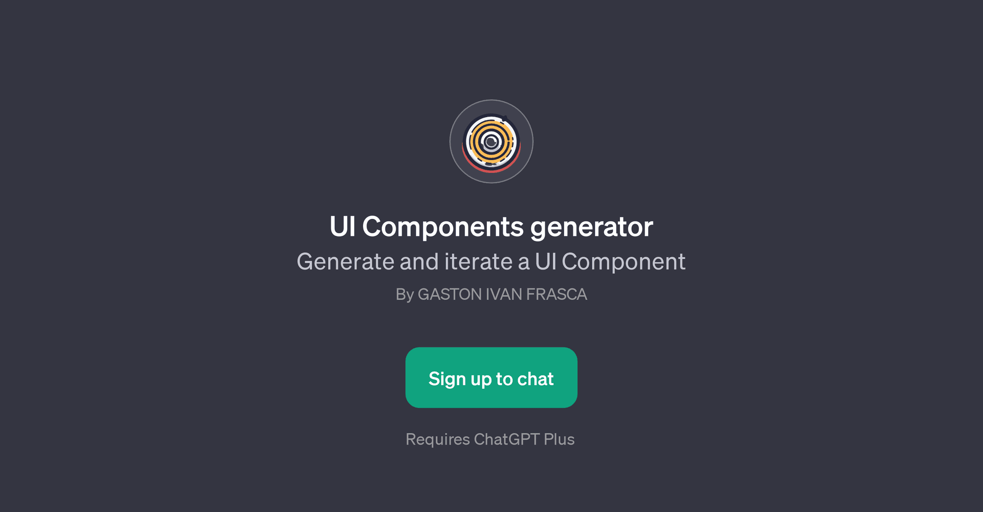 UI Components Generator