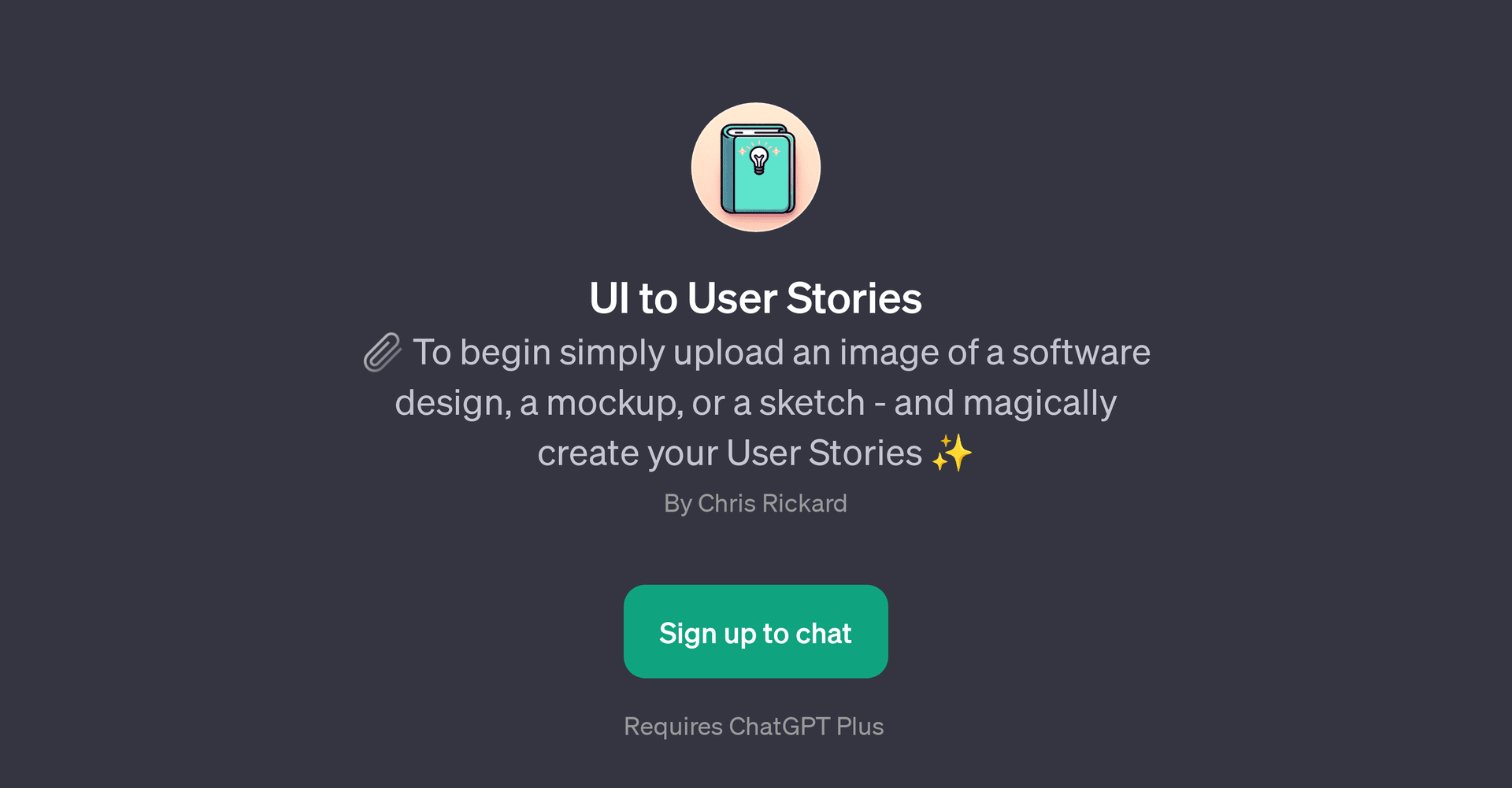 UI to User Stories