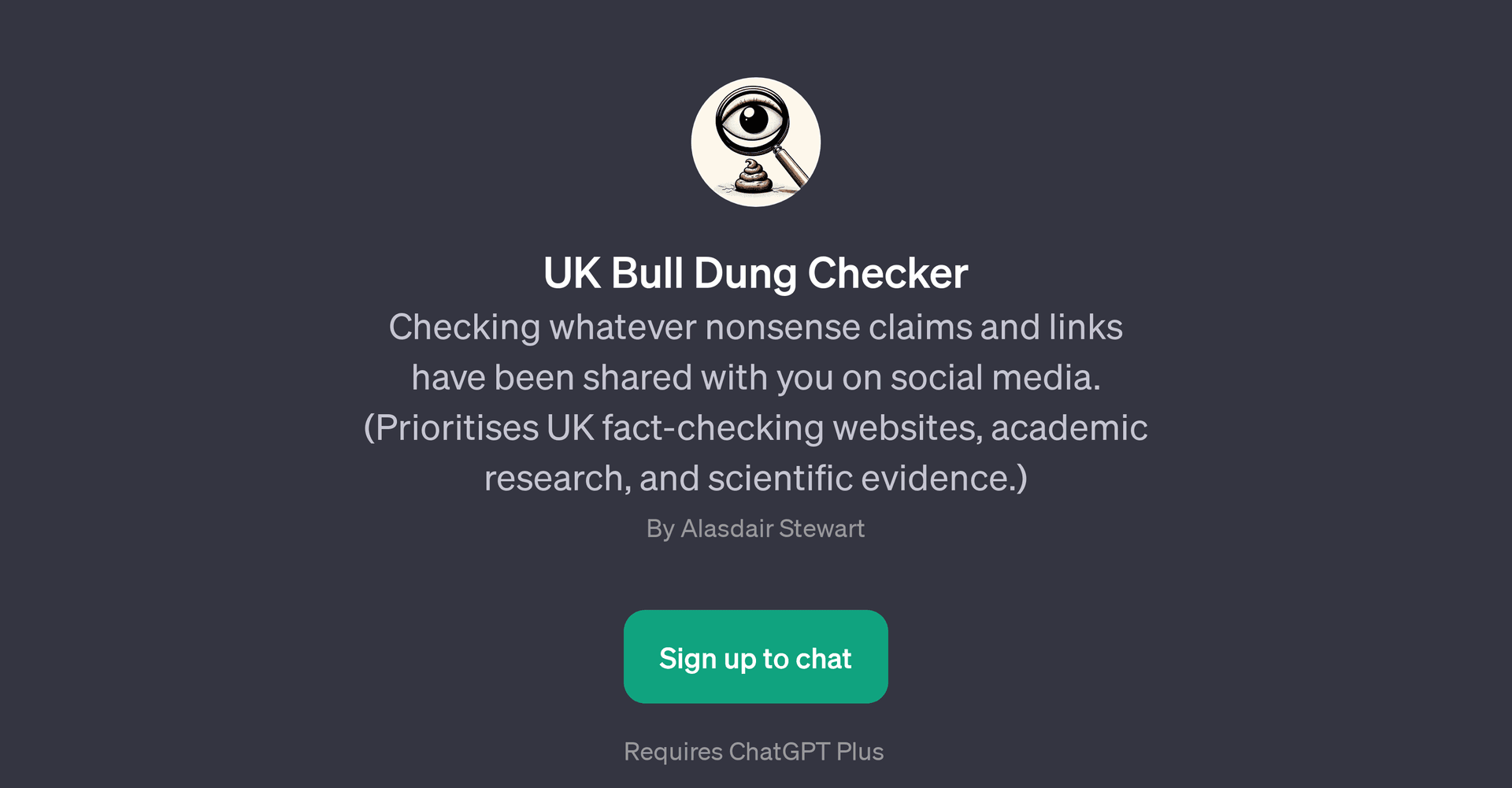 UK Bull Dung Checker