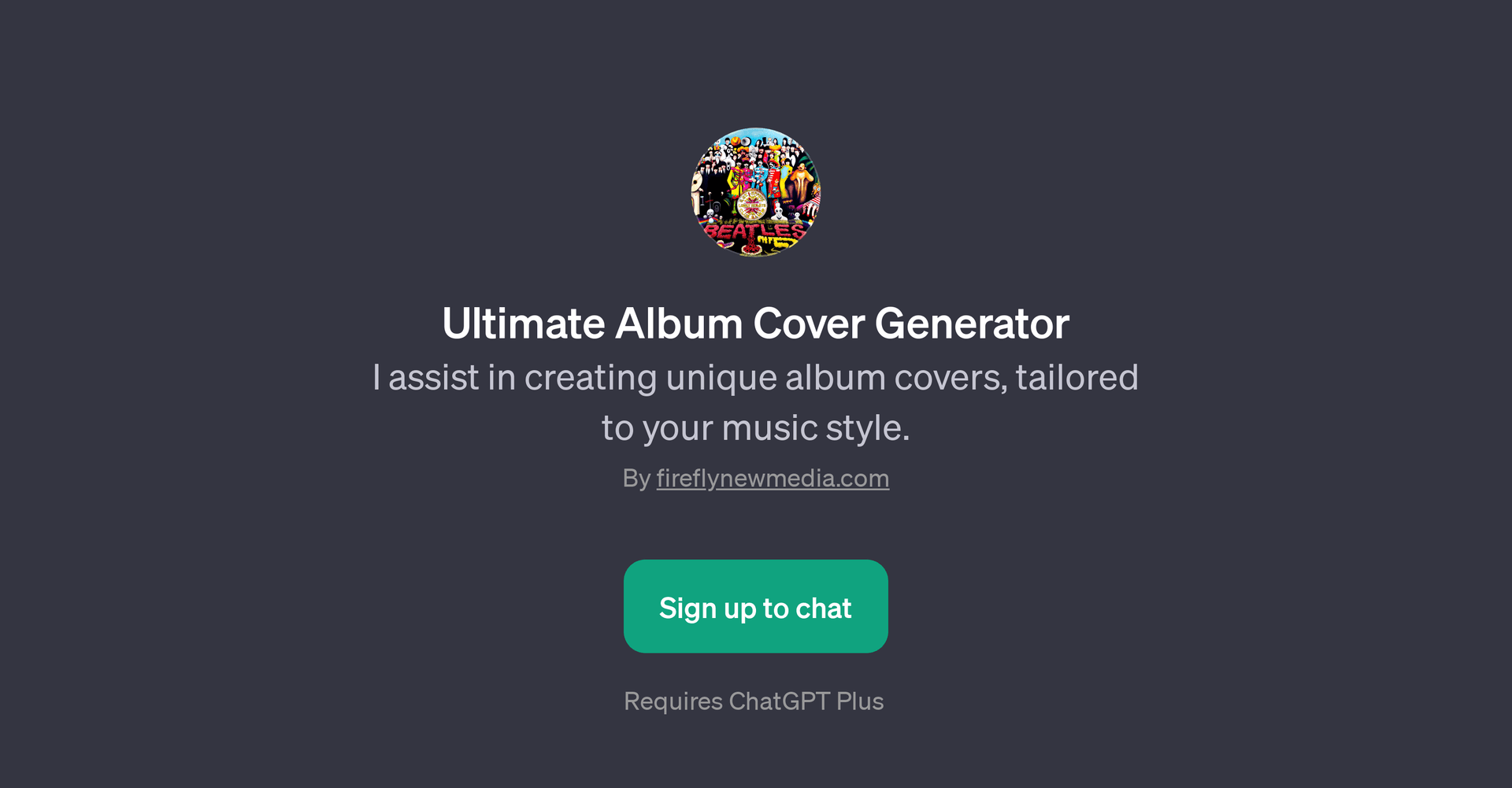 Ultimate Album Cover Generator