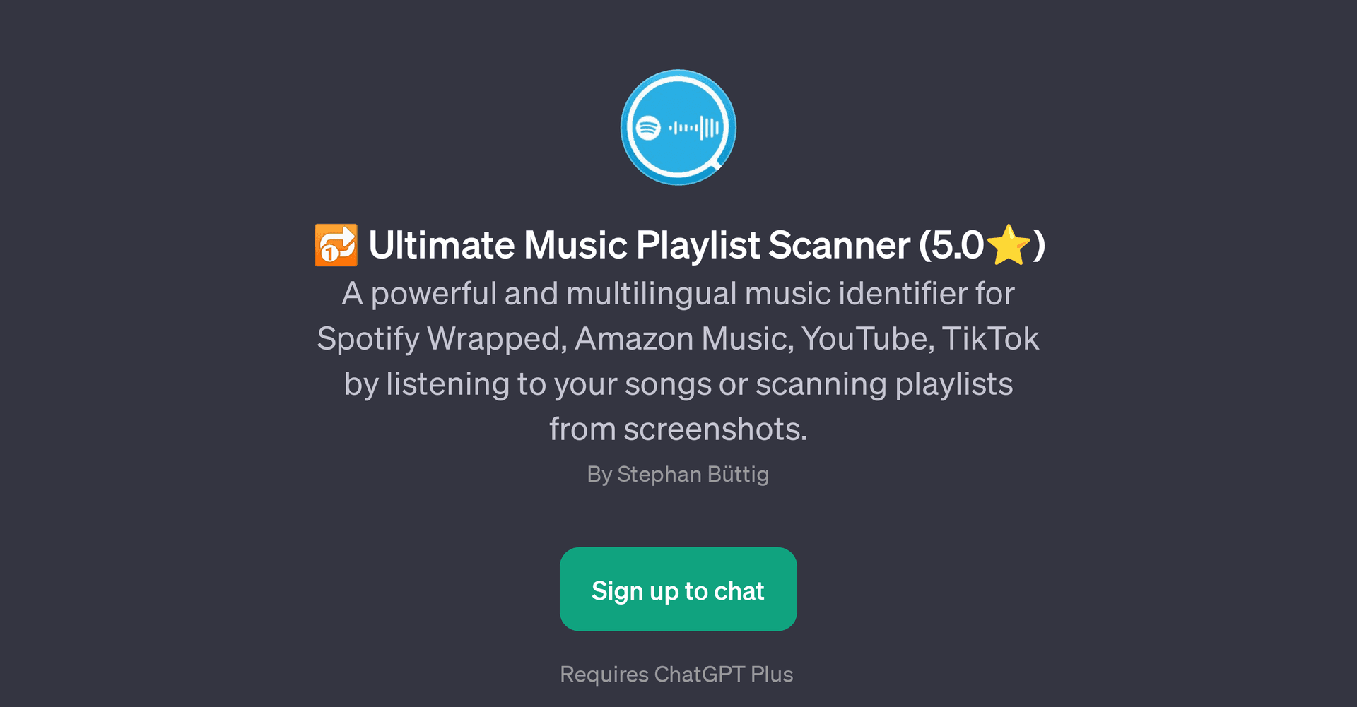 Ultimate Music Playlist Scanner