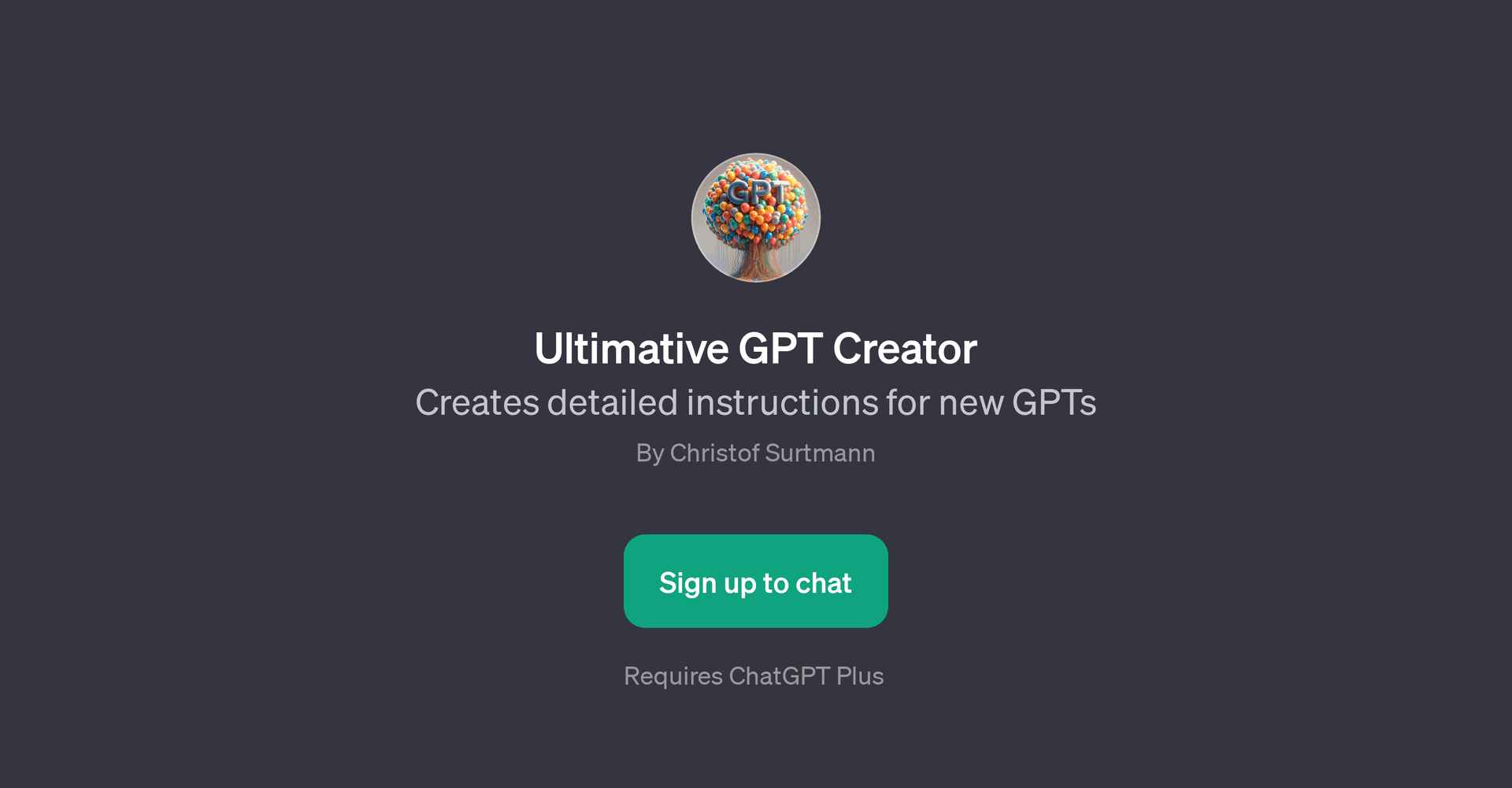 Ultimative GPT Creator